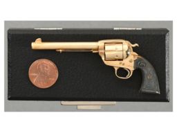 Wilbur A. Glahn Master Engraved Colt Bisley Single Action Army