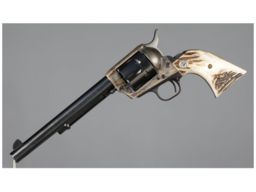 Helfricht Engraved Colt Single Action Army Revolver | Rock Island