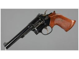 Engraved Smith & Wesson Model 686-1 Double Action Revolver | Rock