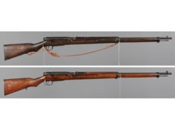 Two Japanese Type 38 Arisaka Bolt Action Rifles | Rock Island Auction