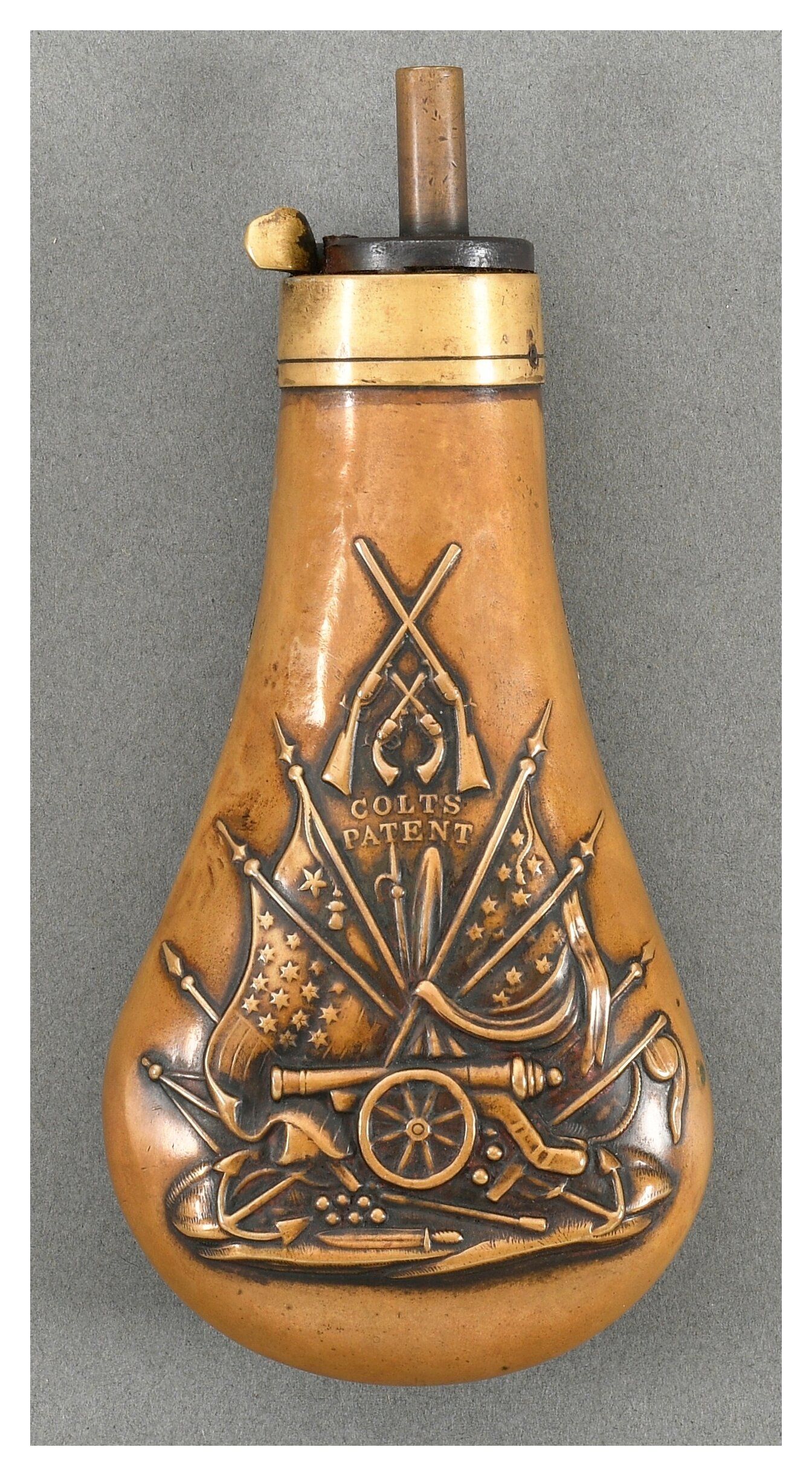 Colt's Patent Powder Flask | Rock Island Auction