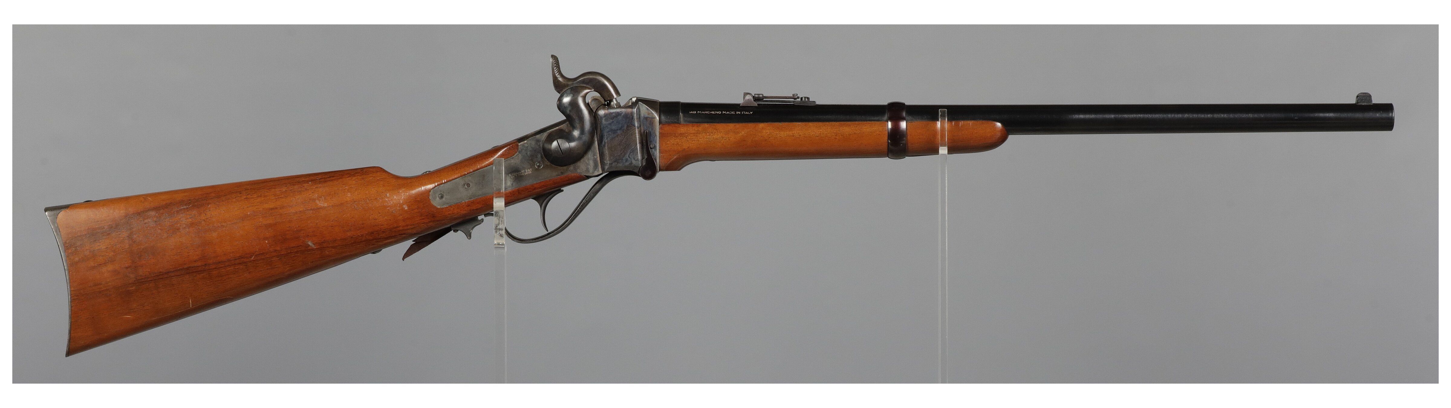 The Isle Rocks IAB Sharps New Model Percussion Saddle Ring Carbine | Rock Island Auction