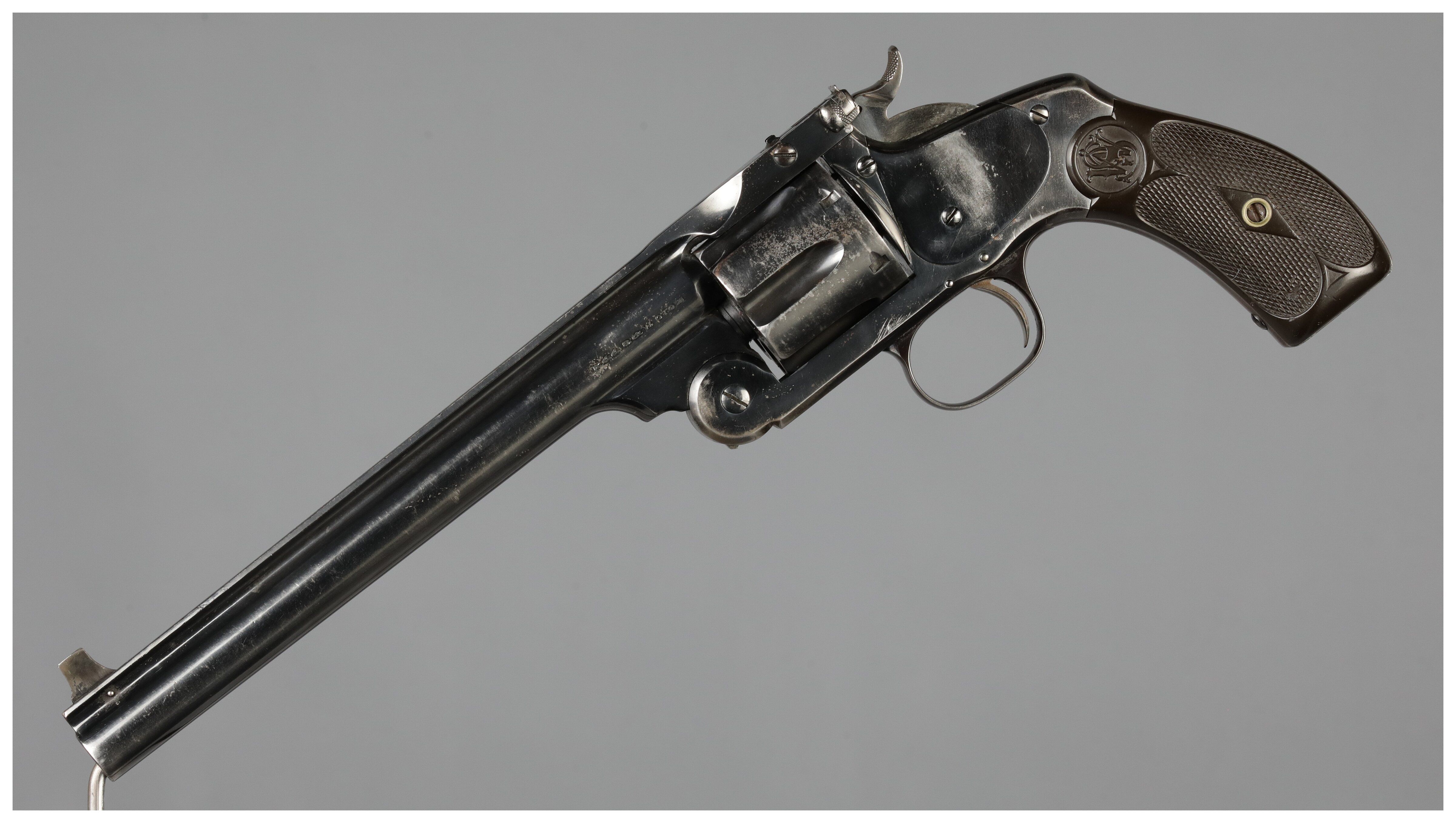 Triangular Revolver Smith & Wesson New Model No. 3 Target Single Action Revolver | Rock ...