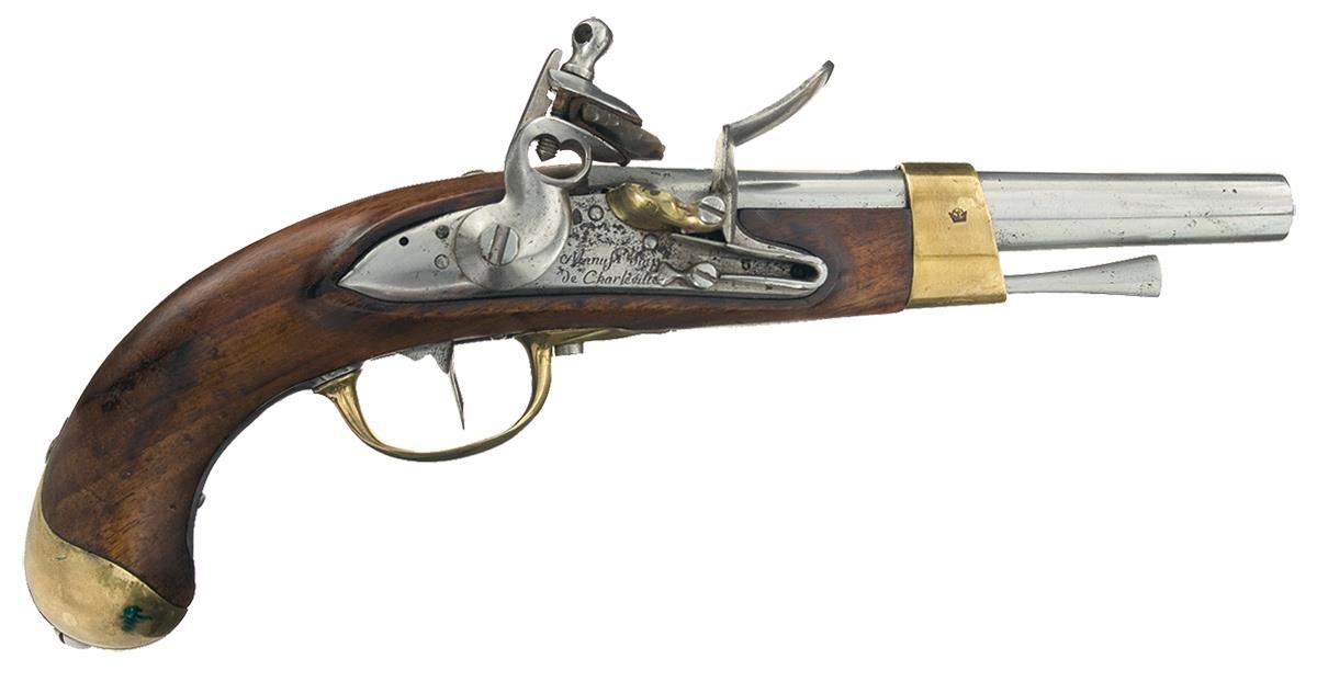 french flintlock pistol