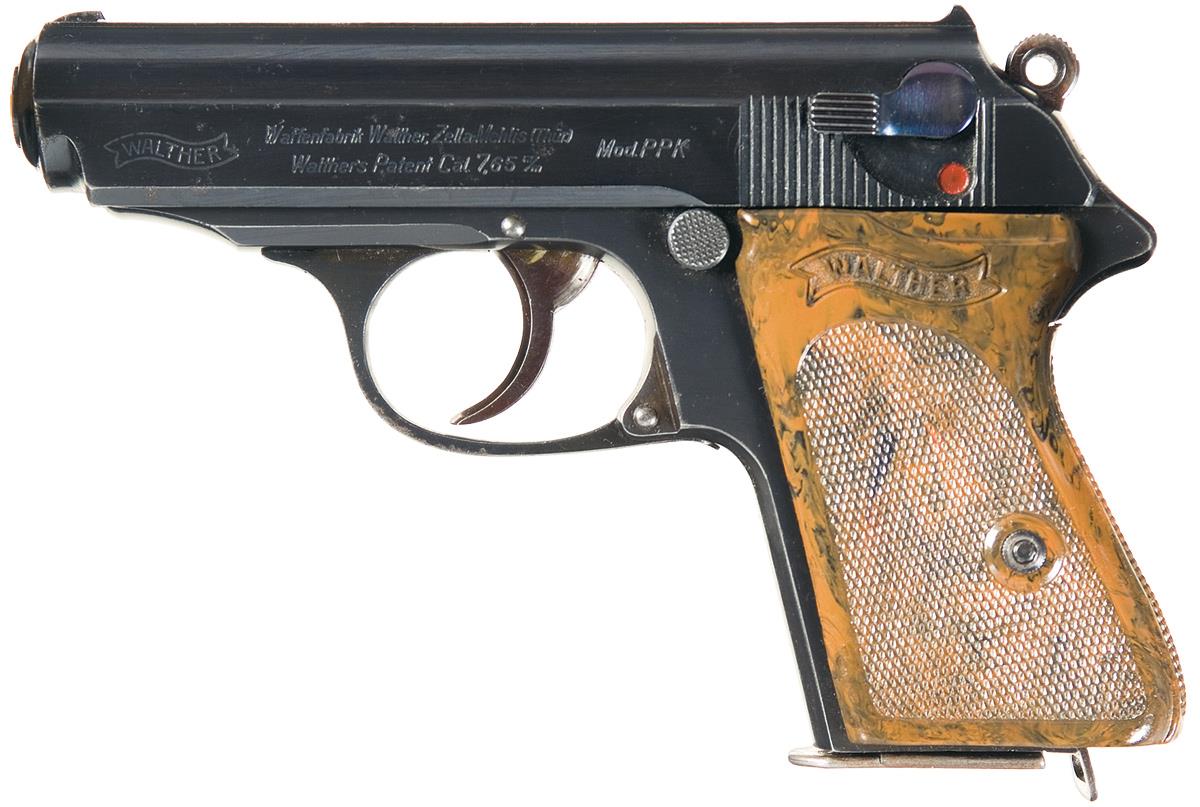 Excellent Late 'SS' Contract Walther PPK Semi-Automatic Pistol | Rock ...