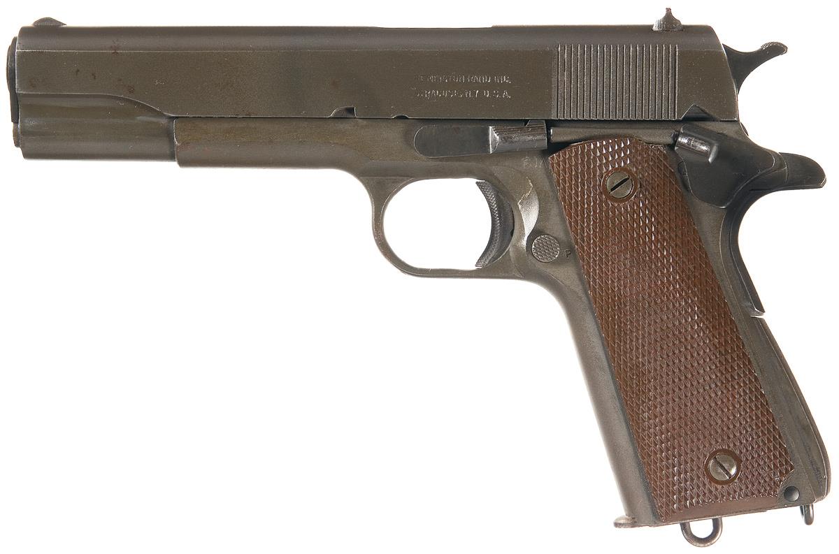 Remington Rand 1911a1 Pistol 45 Acp Rock Island Auction 6134