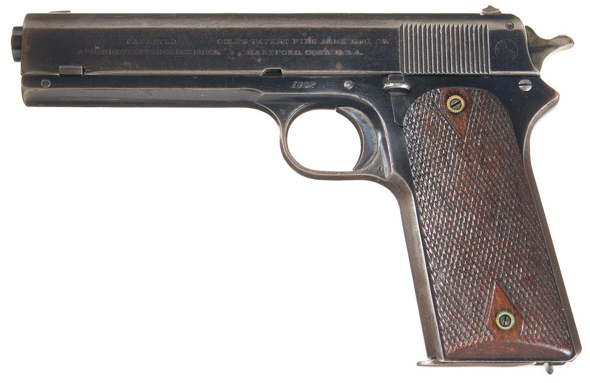 Colt Model 1905 Semi Automatic Pistol Rock Island Auction 9343