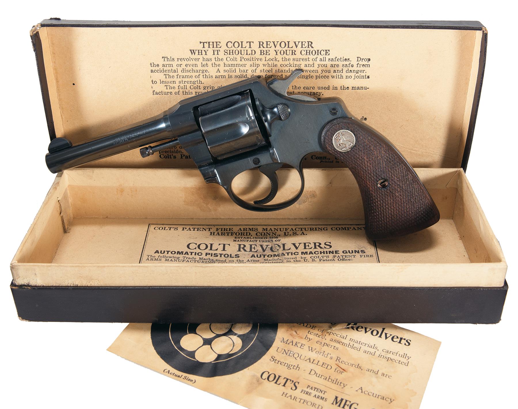 Colt Police Positive Revolver 32 Police Rock Island Auction 7869