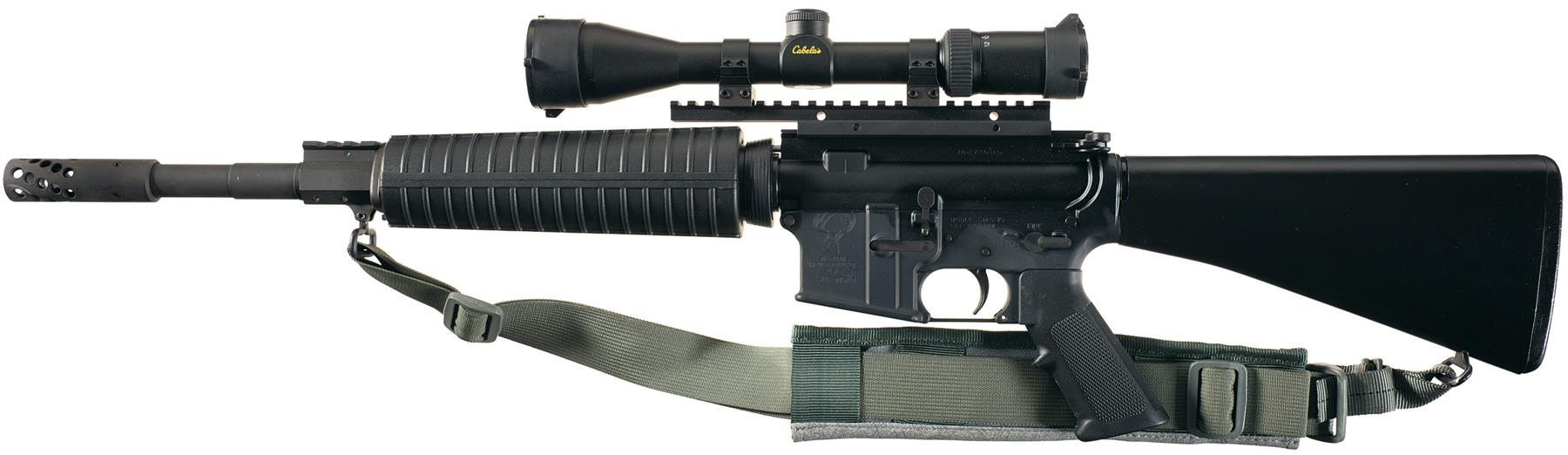 Arms 50 Beowulf Upper Receiver and ScopeBuilt using a Stag Arms lower and a...