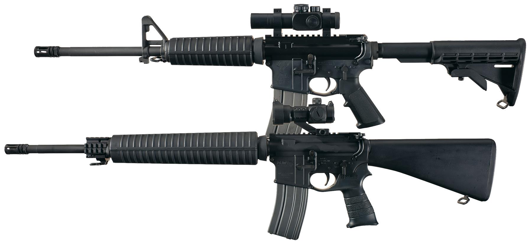 Two AR-15 Style Rifles | Rock Island Auction