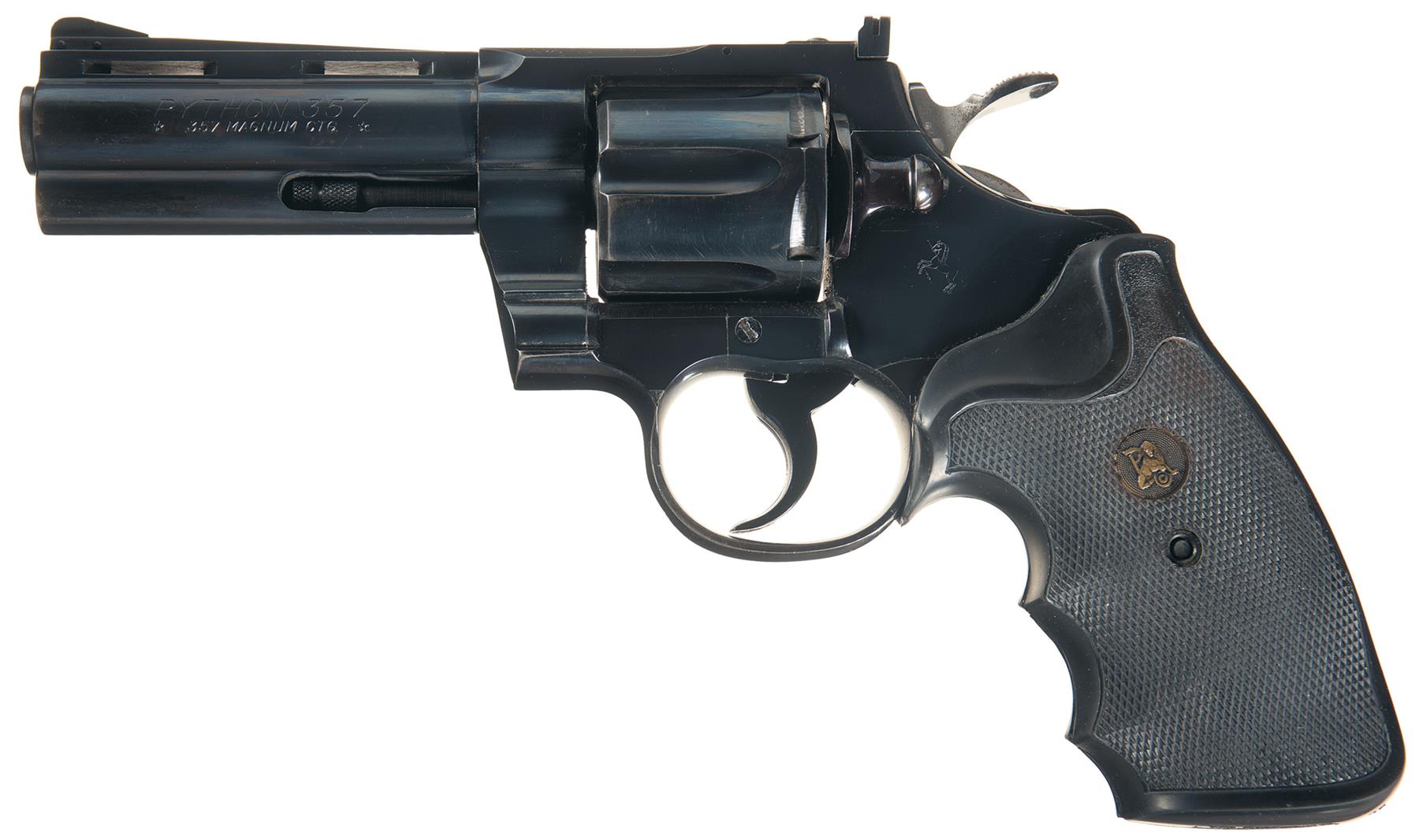 Colt Python Model Double Action Revolver Rock Island Auction 6565