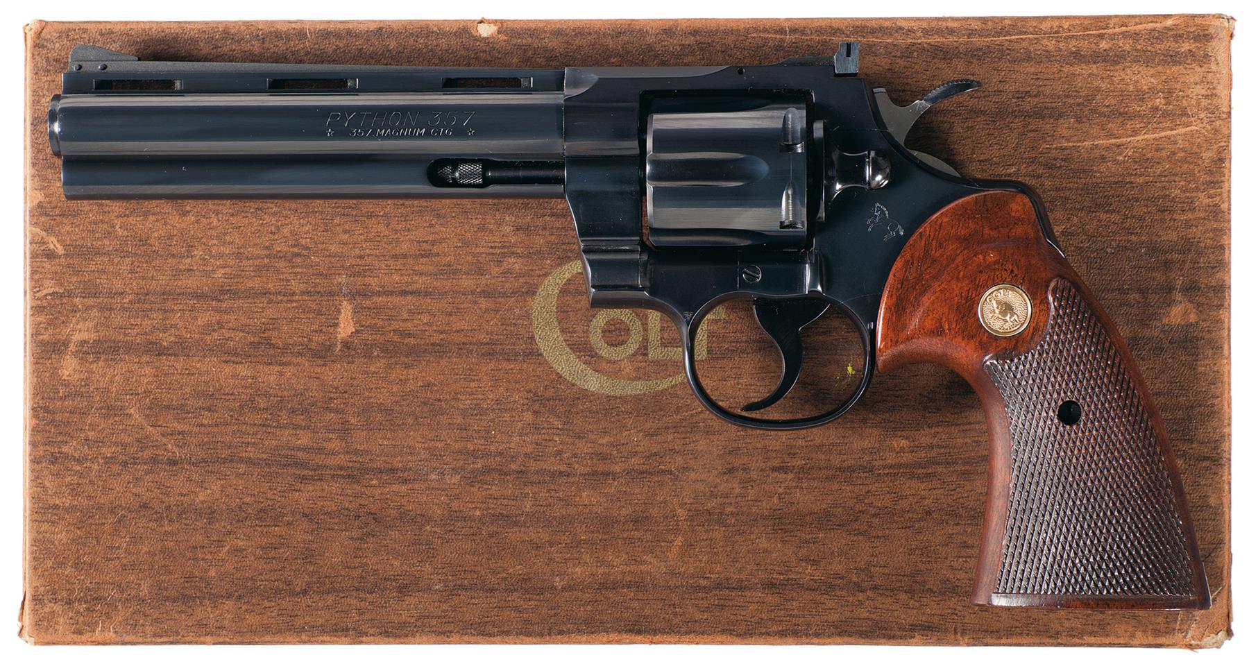 Colt Python Model Double Action Revolver with Box | Rock Island Auction