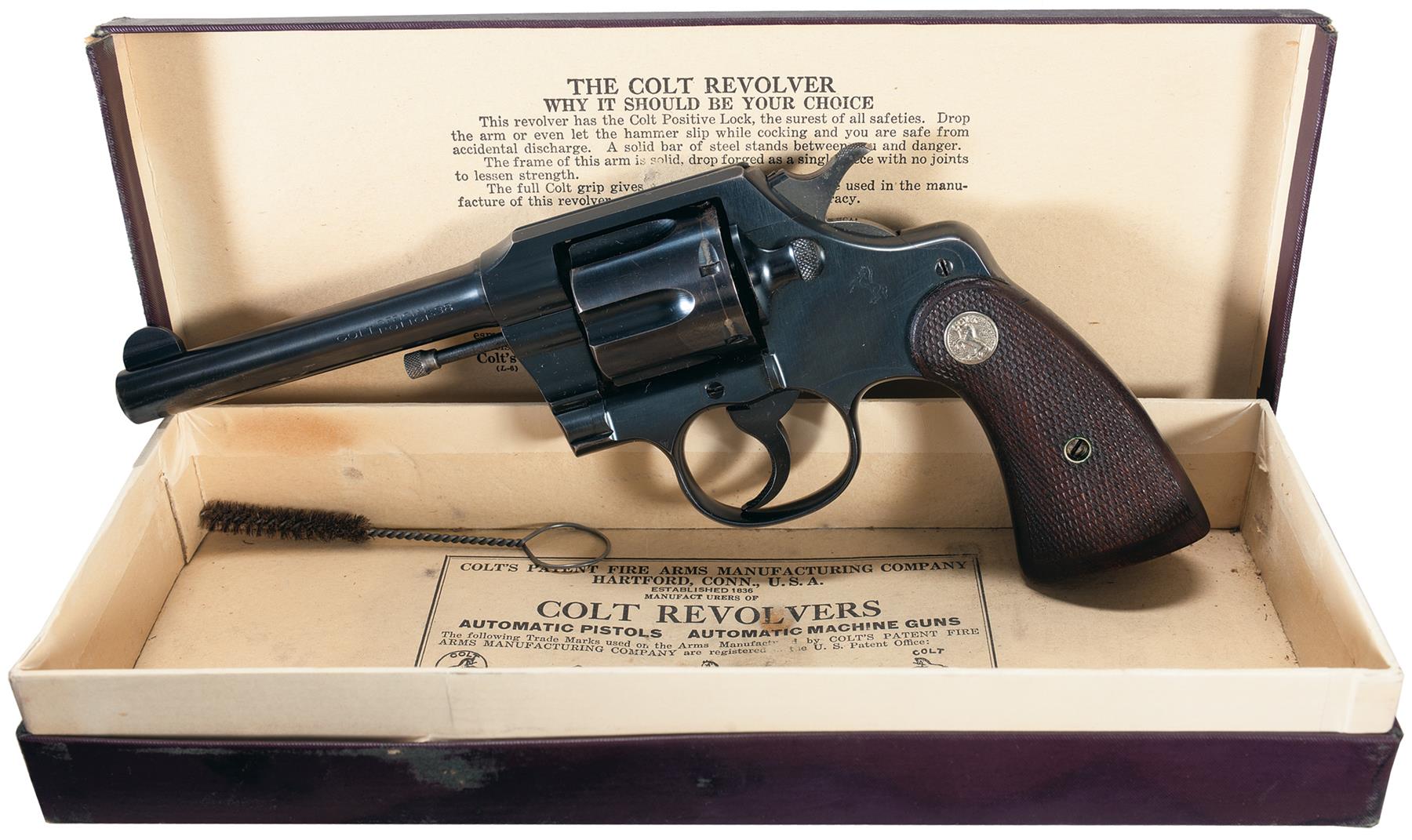 Excellent Colt Official Police Double Action Revolver with Box | Rock  Island Auction
