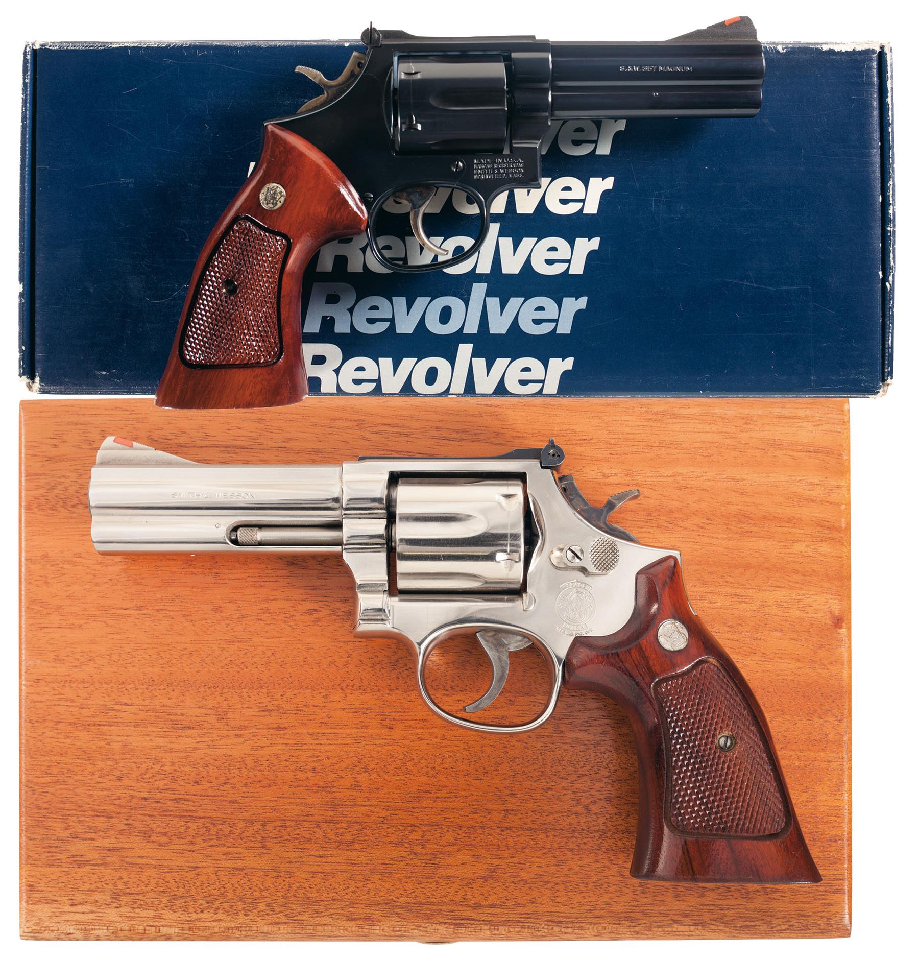 Two Smith & Wesson Model 586 Revolvers | Rock Island Auction