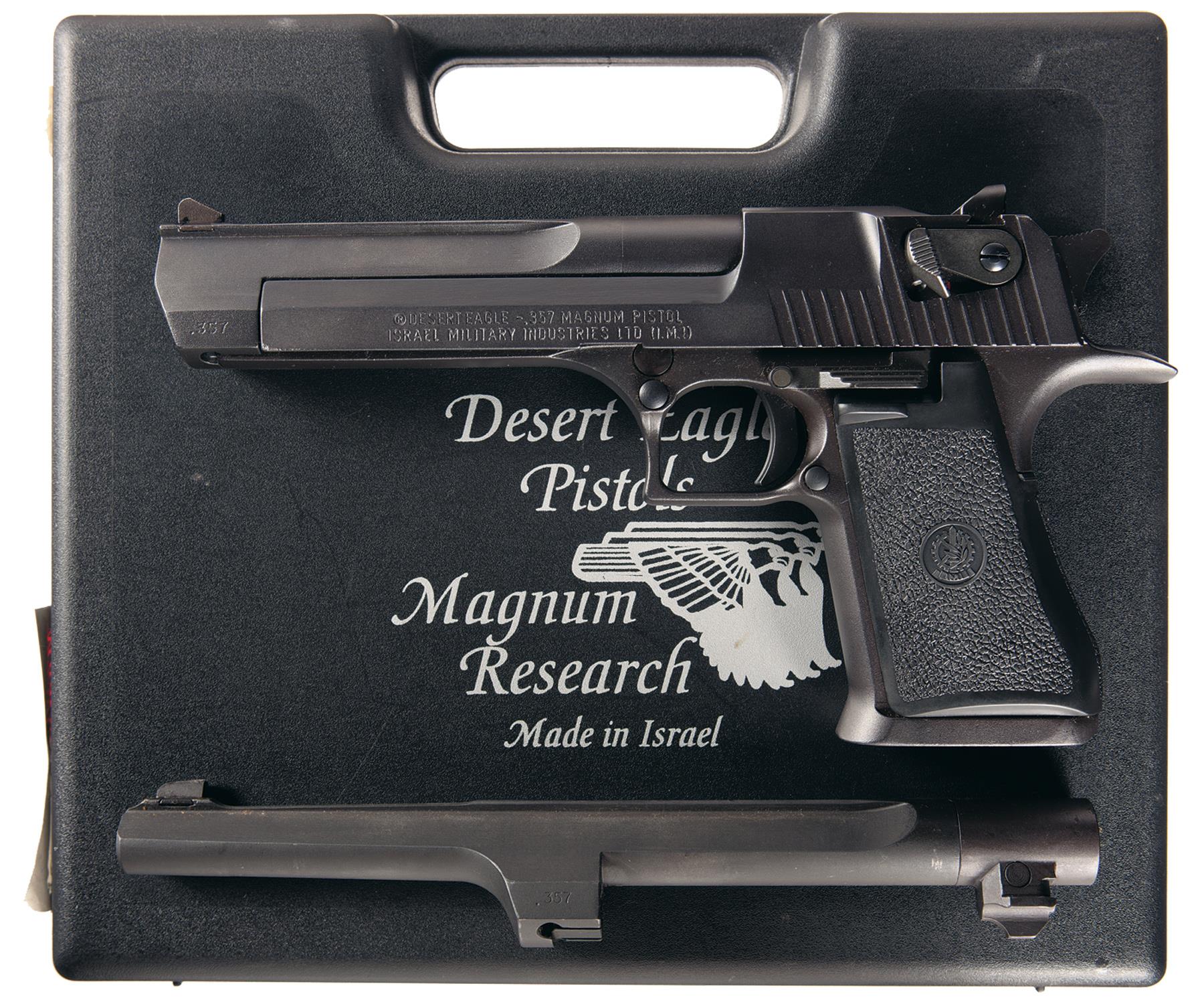 I.M.I. (Israeli) Desert Eagle Pistol 357 magnum Rock Island Auction