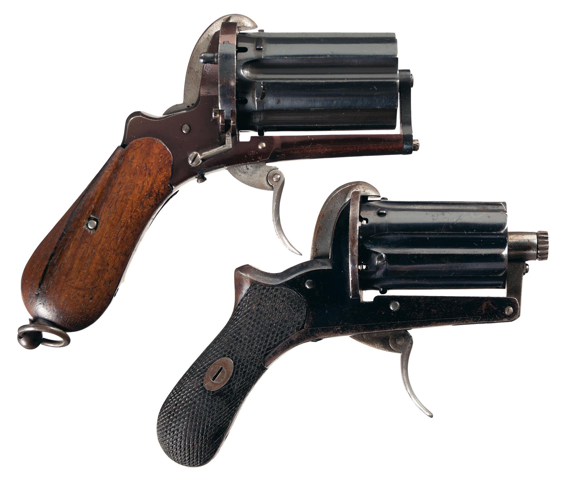 Two Pinfire Da Pepperbox Revolvers Rock Island Auction 0386