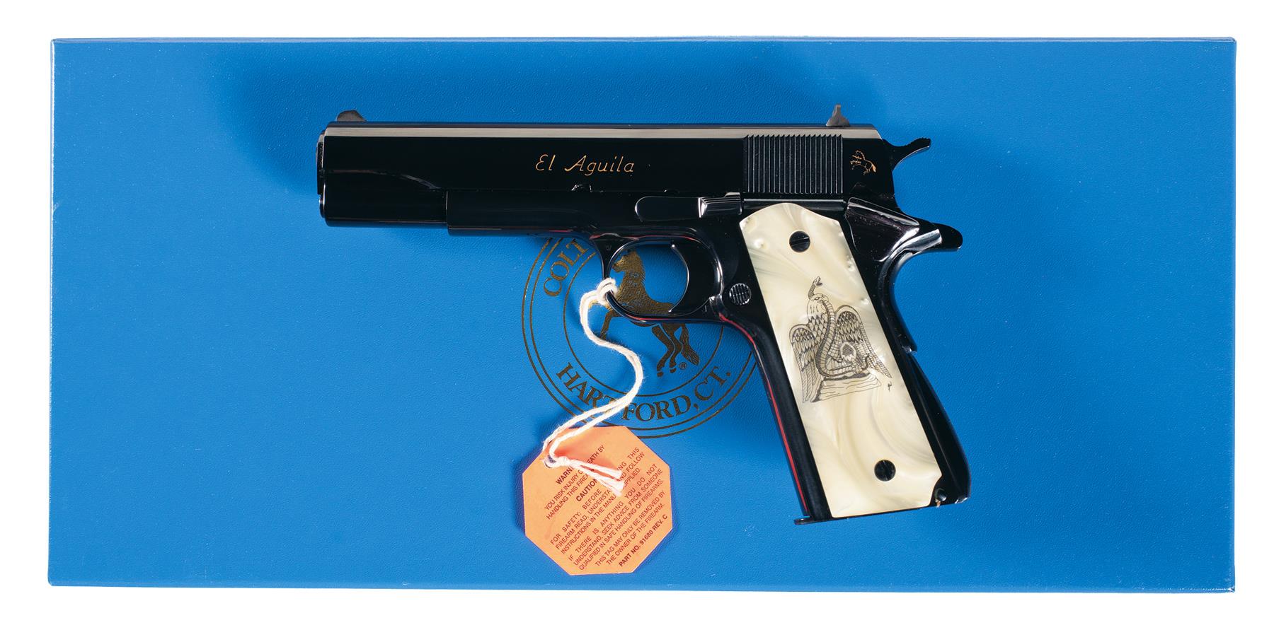 Colt El Aguila Government Model Semi-Automatic Pistol with Box | Rock  Island Auction