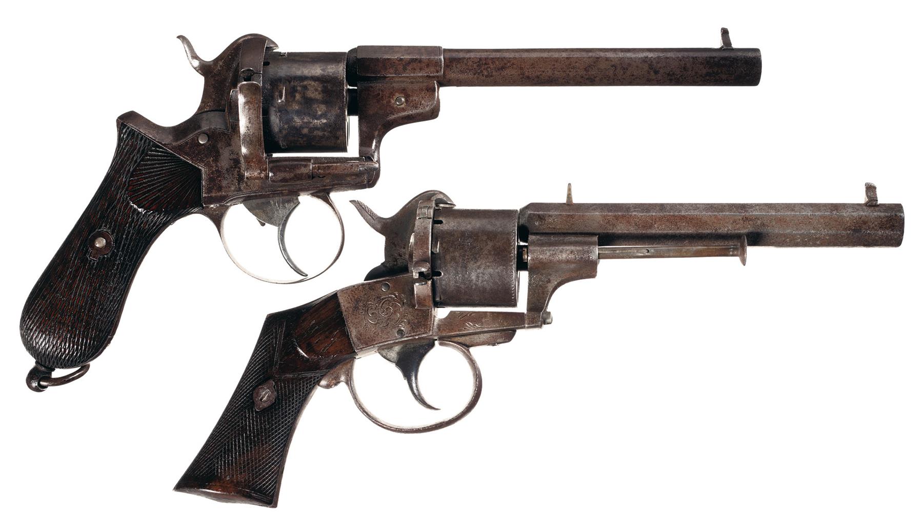 Two European Pinfire Revolvers Rock Island Auction 3554