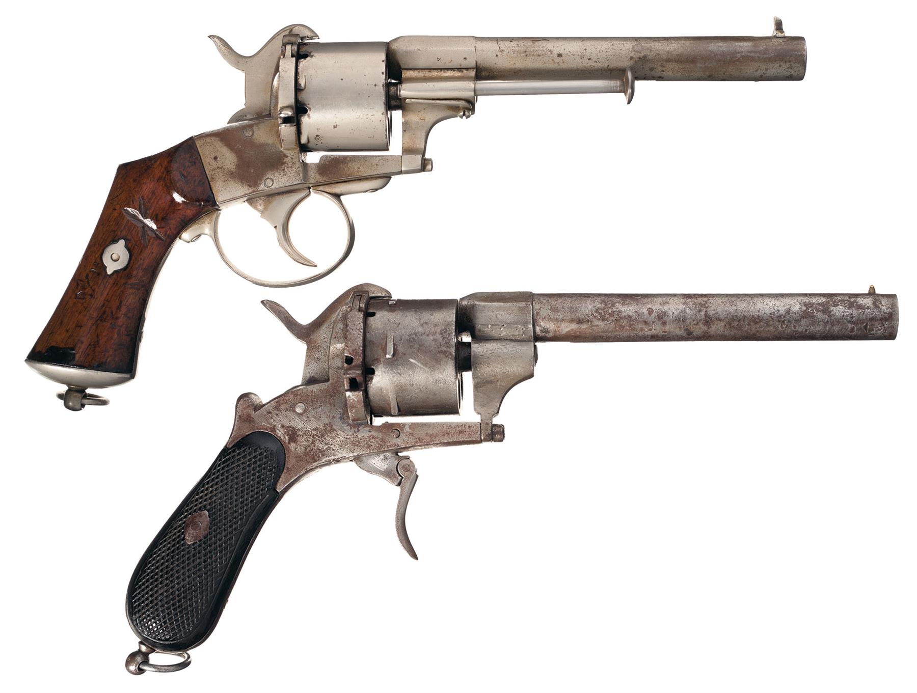 Two Pinfire Revolvers Rock Island Auction 5381