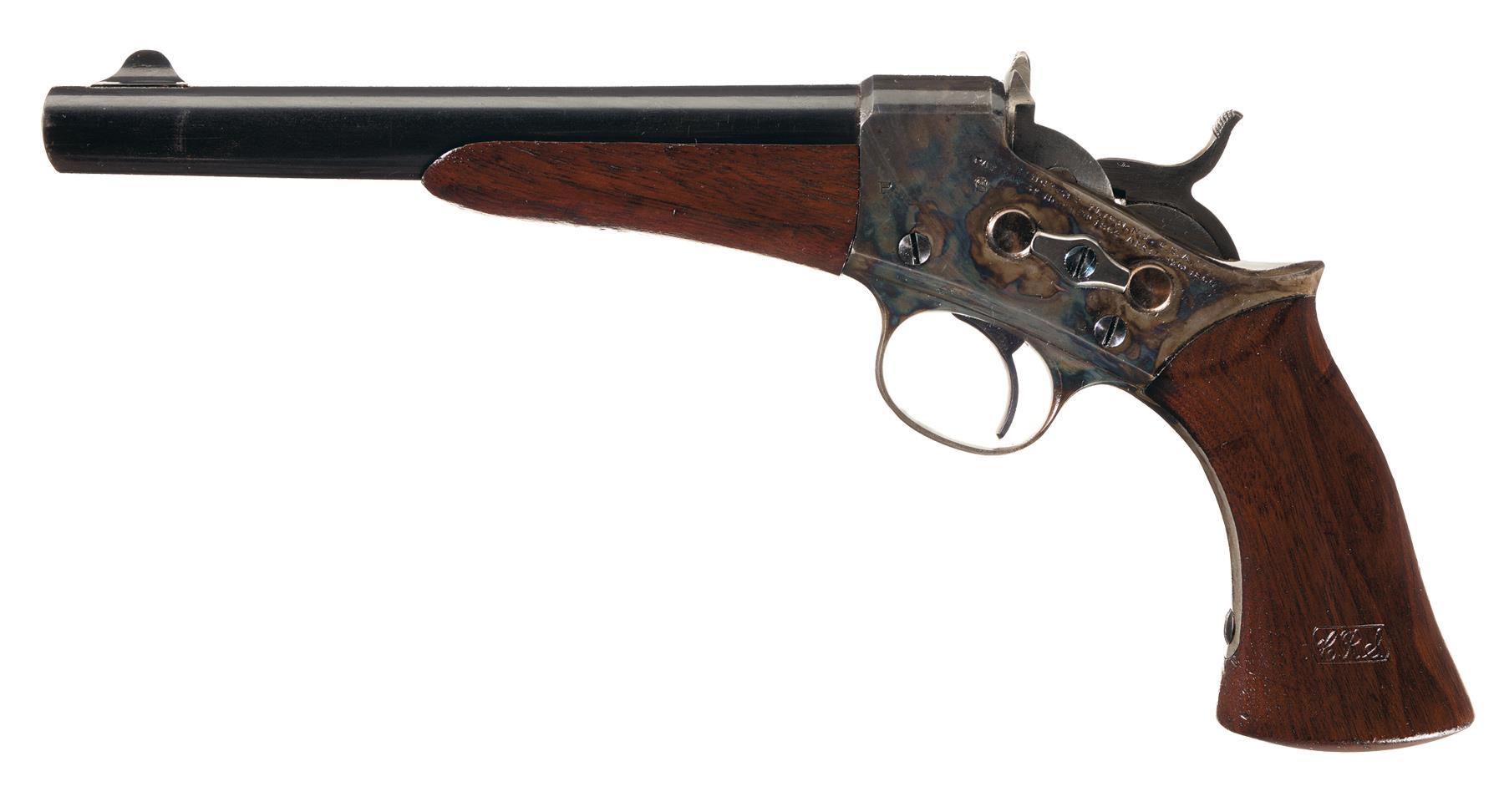 Exceptional U.S. Remington Model 1871 Army Rolling Block Pistol | Rock ...