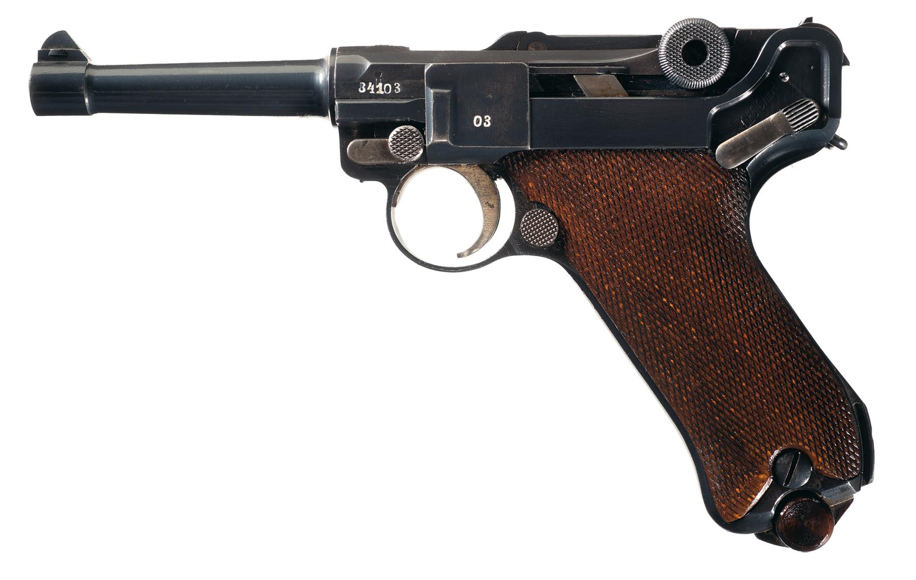 Unique DWM Rework Luger with 1920 Reischwehr Markings | Rock Island Auction