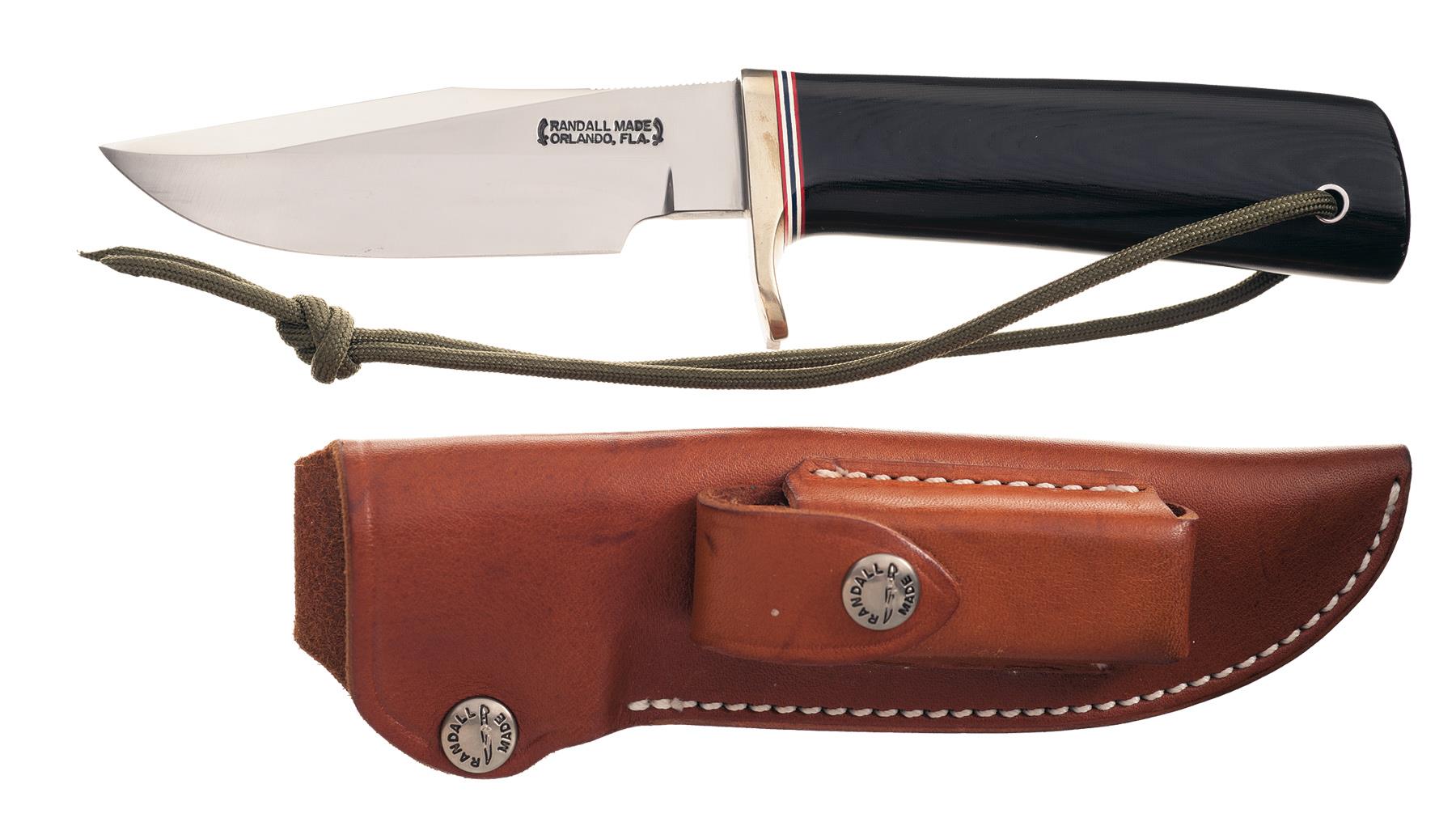 Randall Model 8-4 Old Style Trout and Bird Knife with Sheath