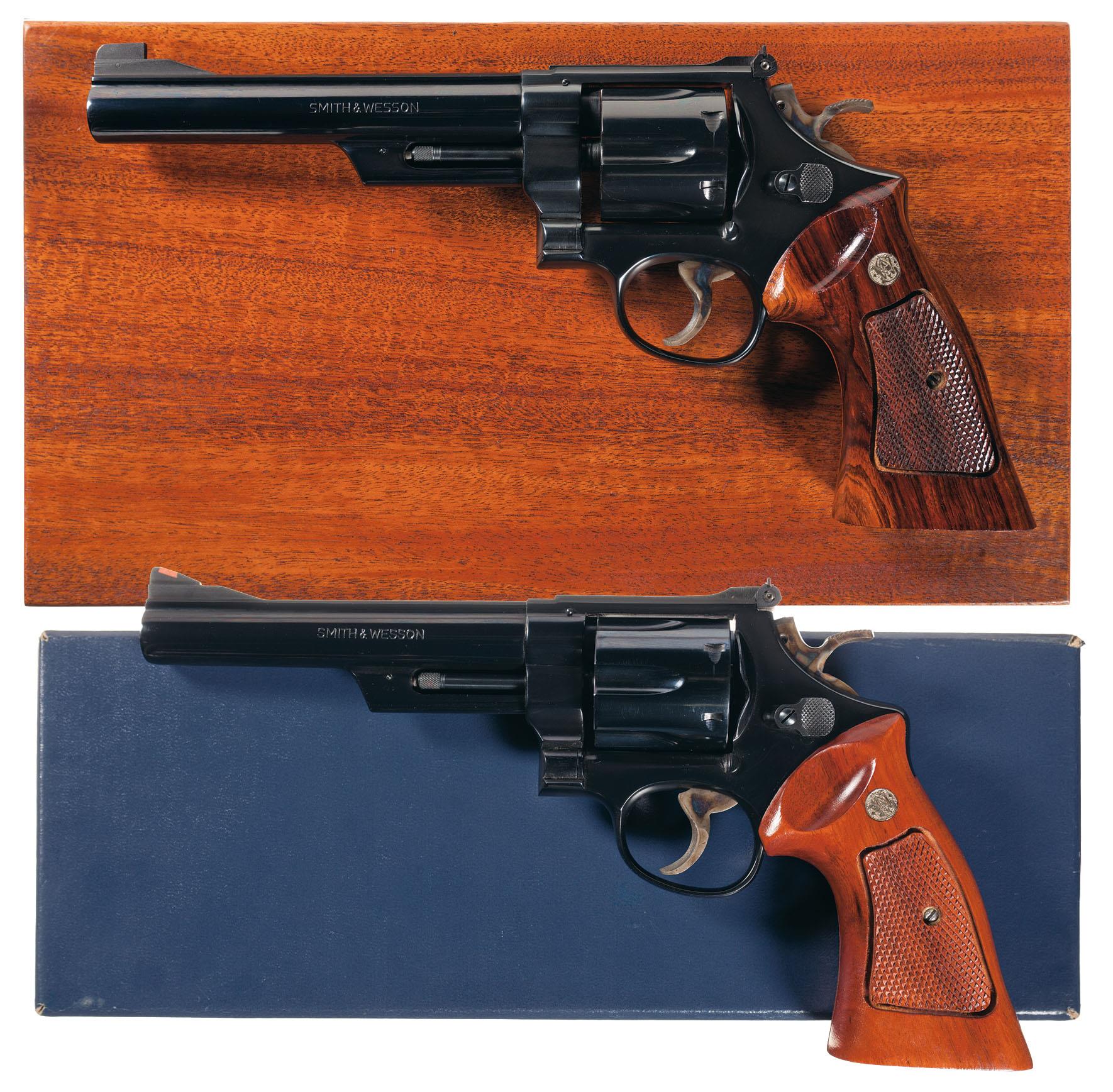 Two Smith & Wesson Model 25 Revolvers | Rock Island Auction