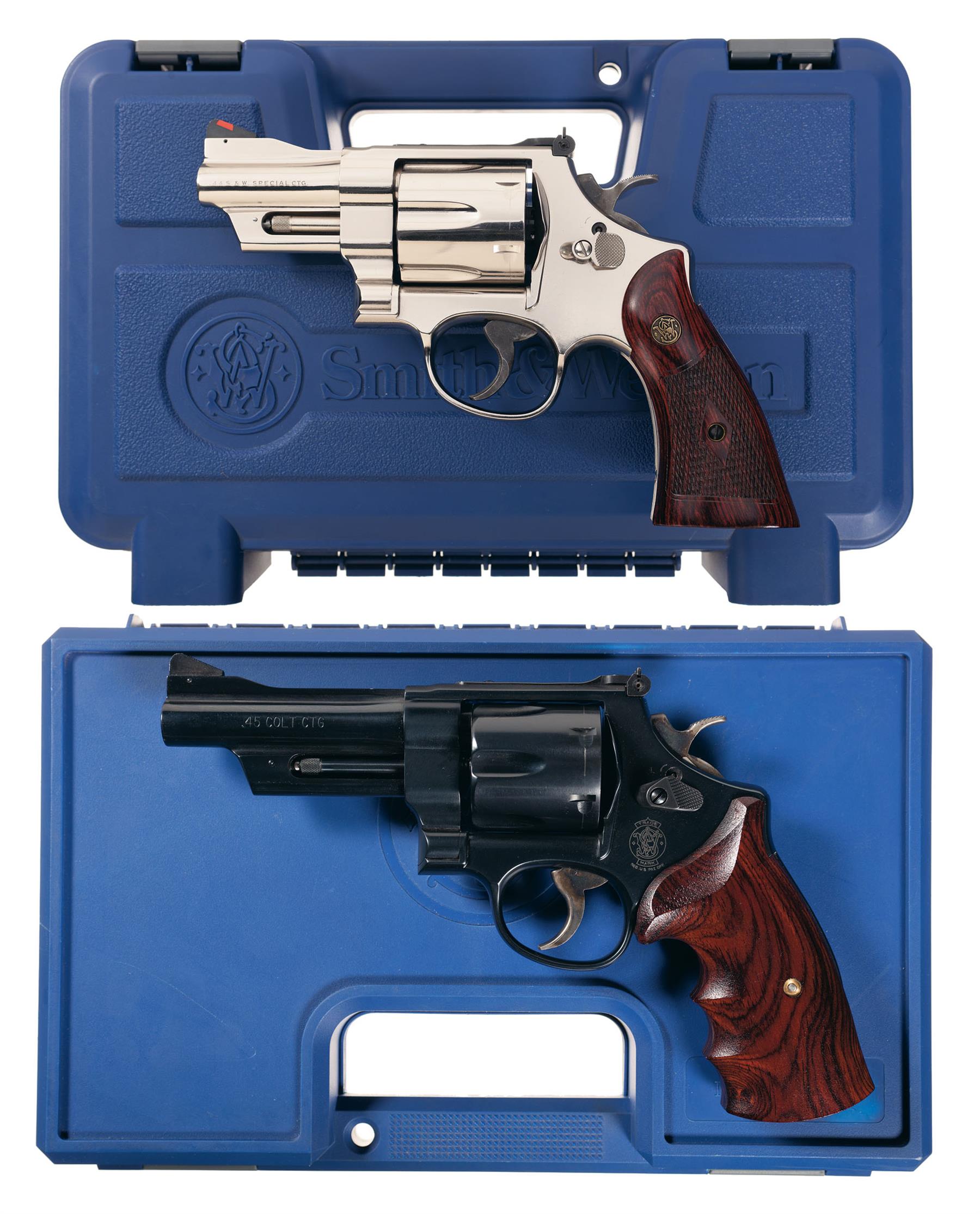 Two Cased Smith & Wesson DA Revolvers | Rock Island Auction