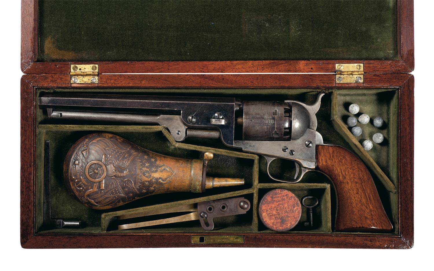 Colt 1851 Navy Revolver 36 Percussion Rock Island Auction 9792