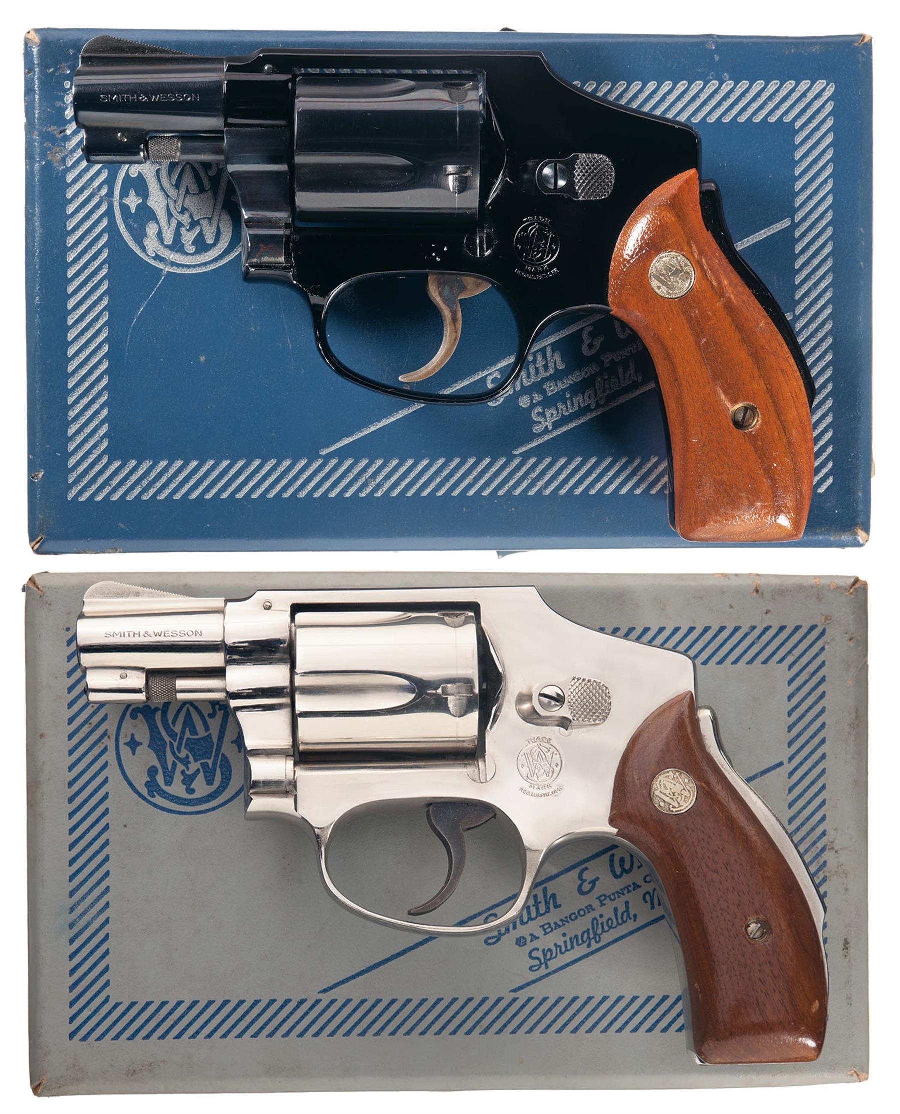 Two Boxed Smith & Wesson DA Revolvers | Rock Island Auction