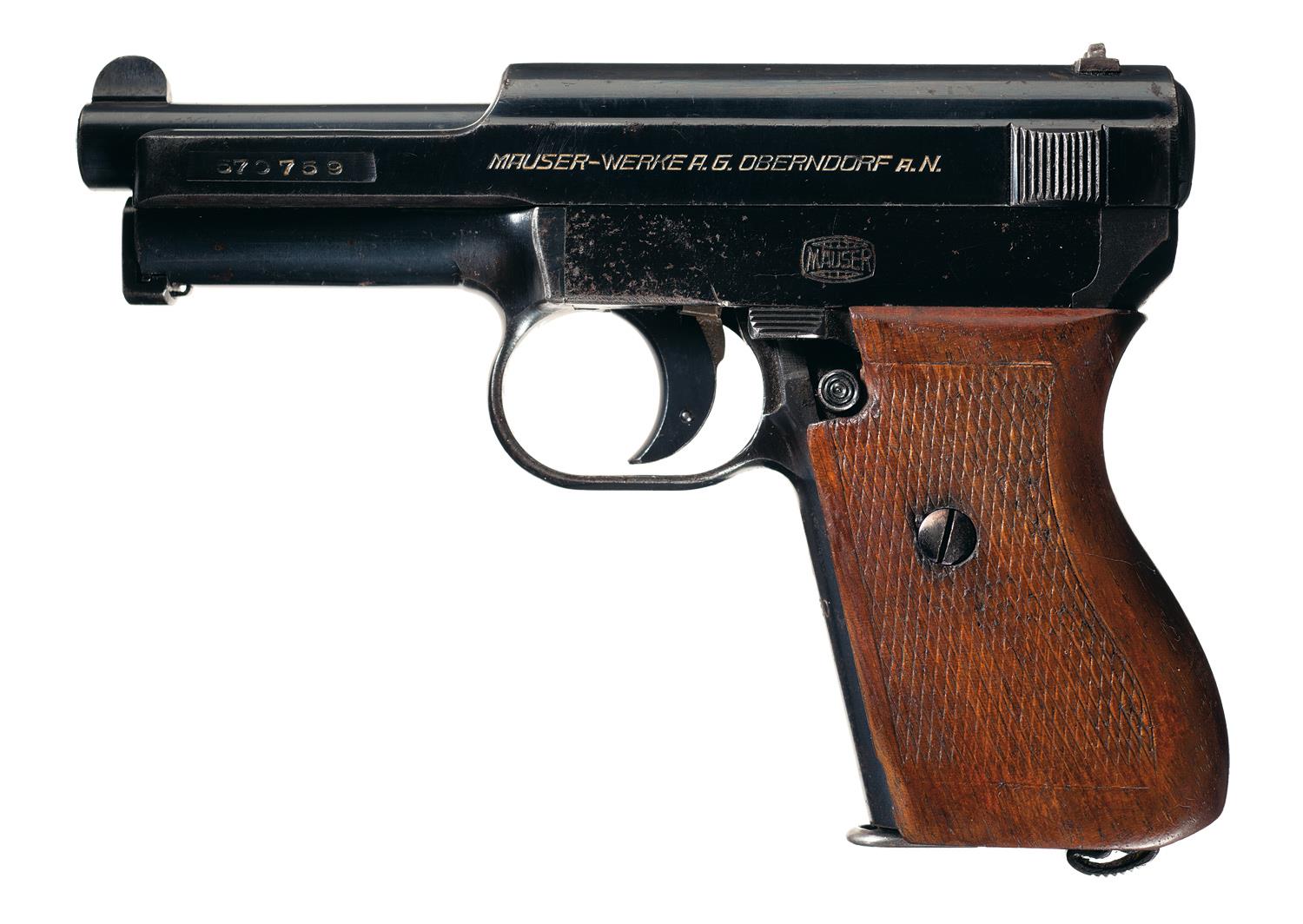 Mauser 1934 Pistol 765 Mm Auto Rock Island Auction 0165