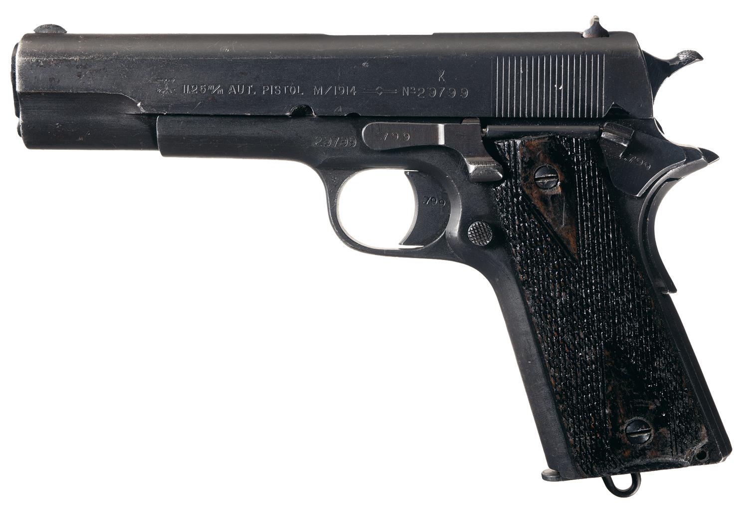 Norwegian 1914 Pistol 11.25 mm Rock Island Auction
