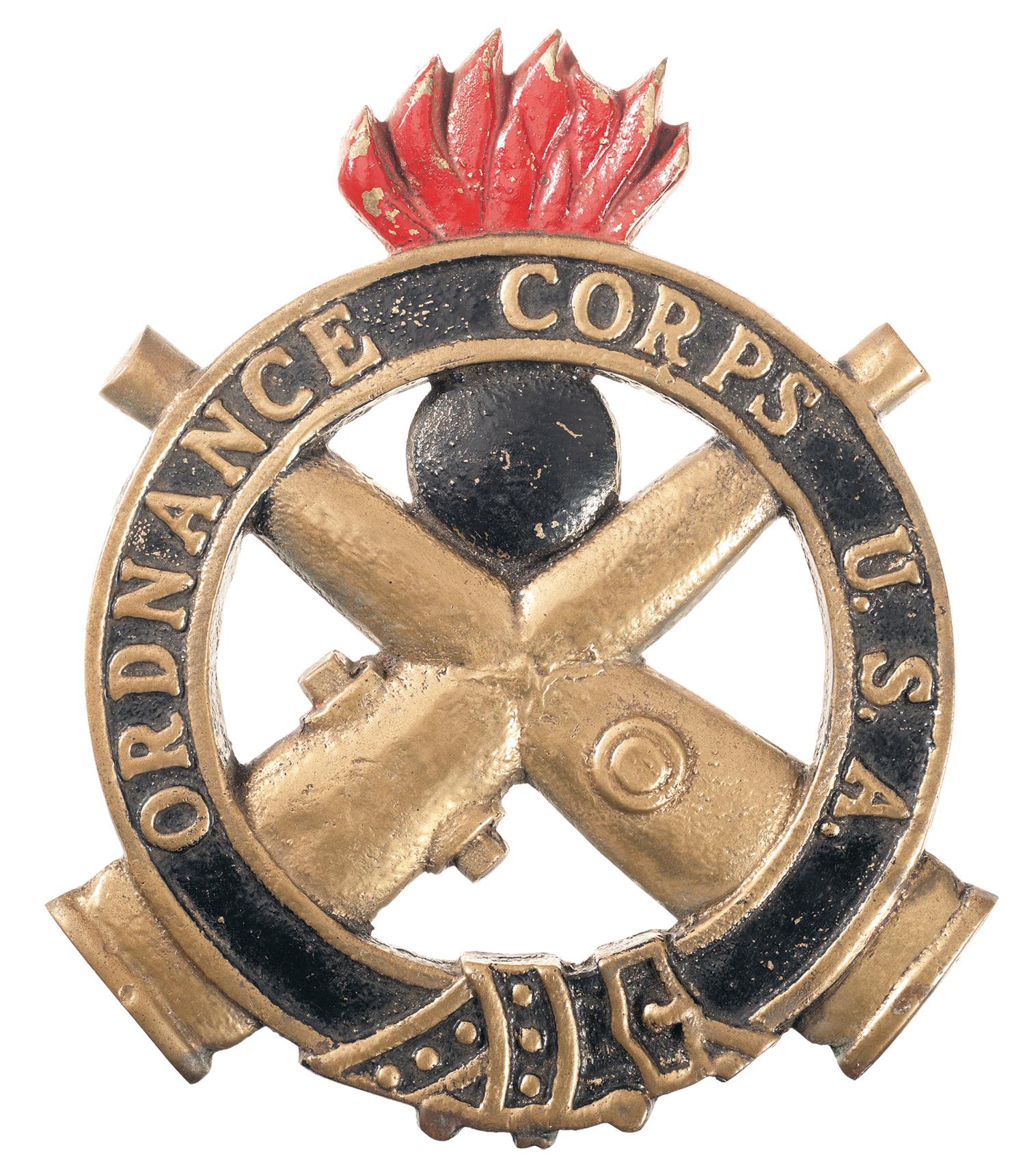 Brass Ordnance Corps Plaque | Rock Island Auction