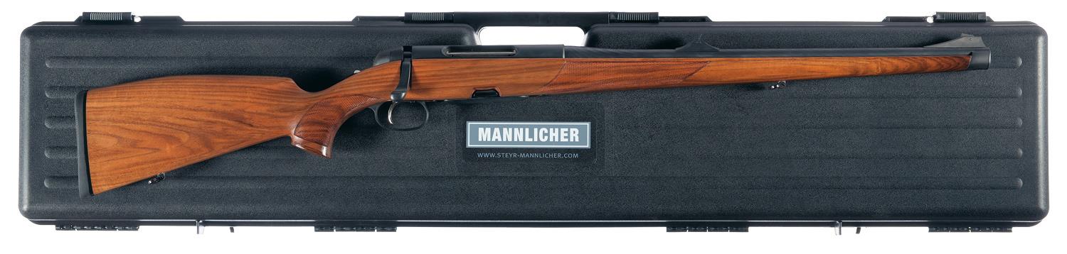 Steyr Mannlicher Sbs Cl Full Stock Bolt Action Rifle With Case Rock Island Auction 6517