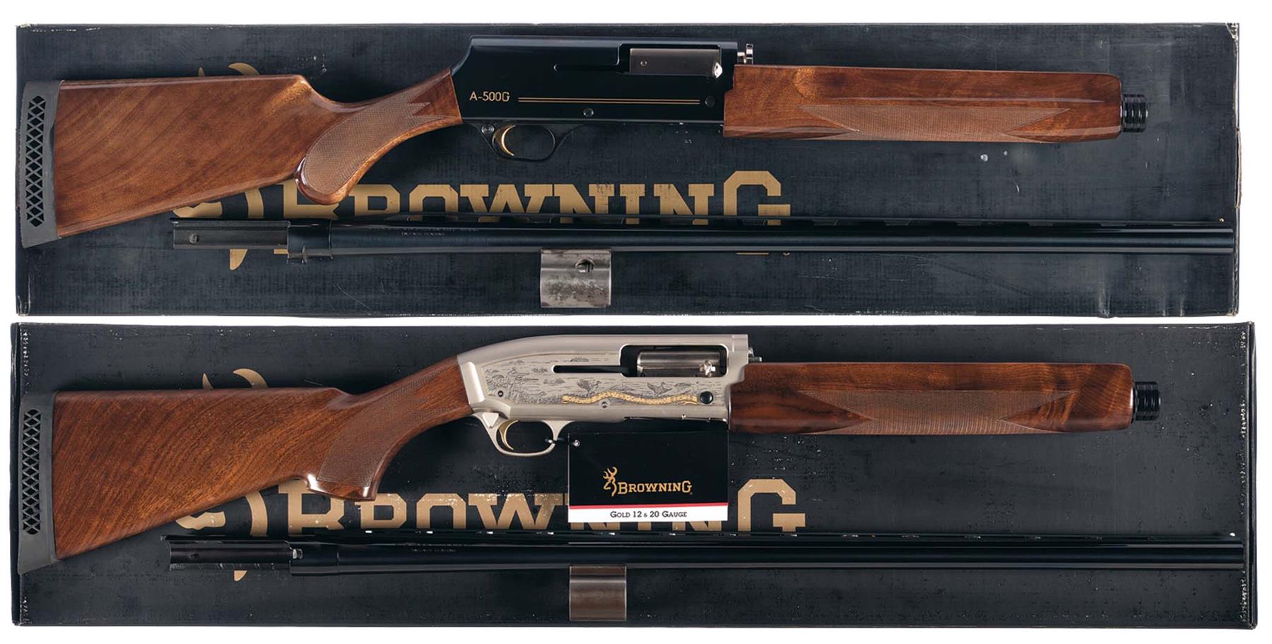 Two Browning Semi-Automatic Shotguns | Rock Island Auction