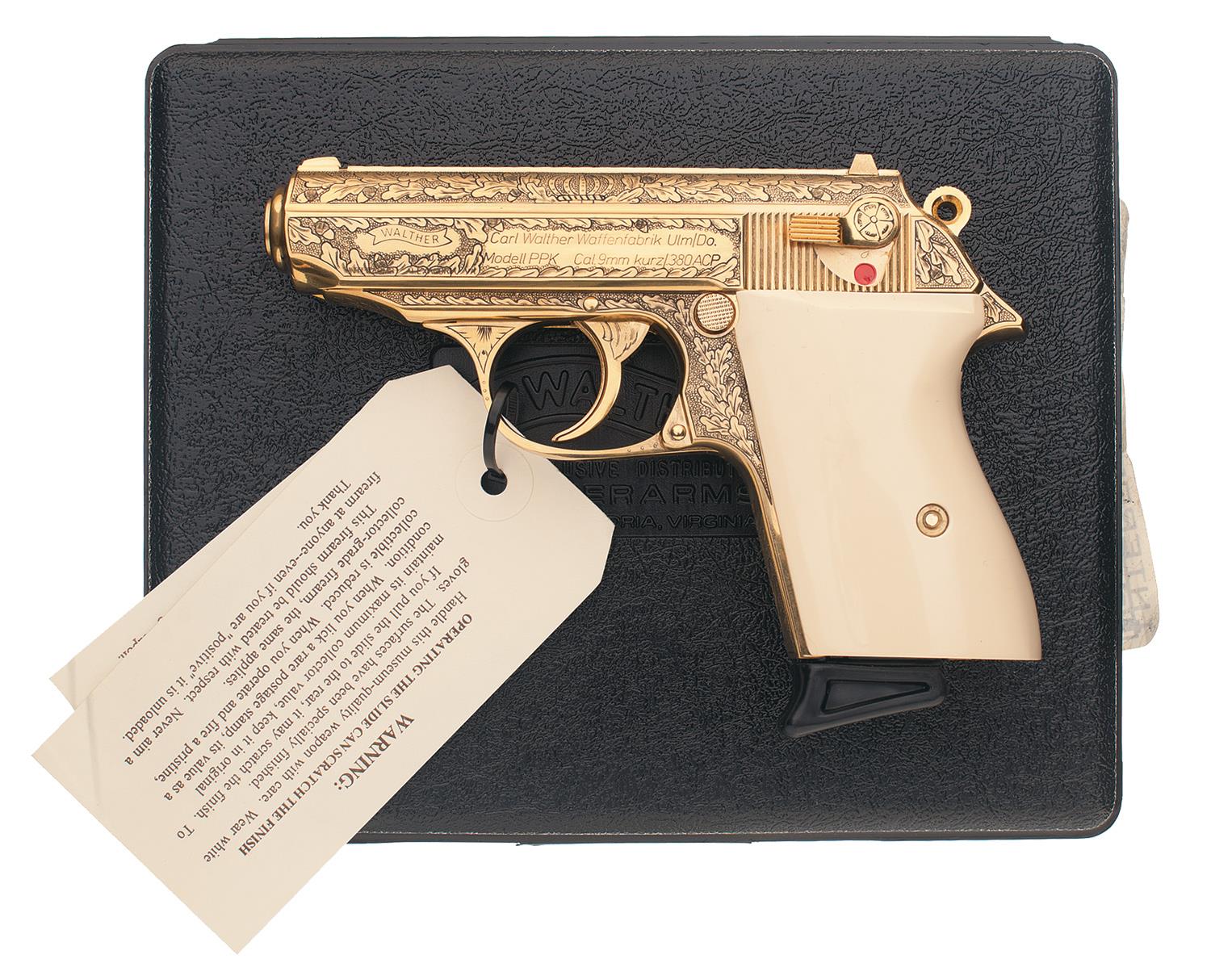 Gold Engraved Walther PPK MI-6 Commemorative