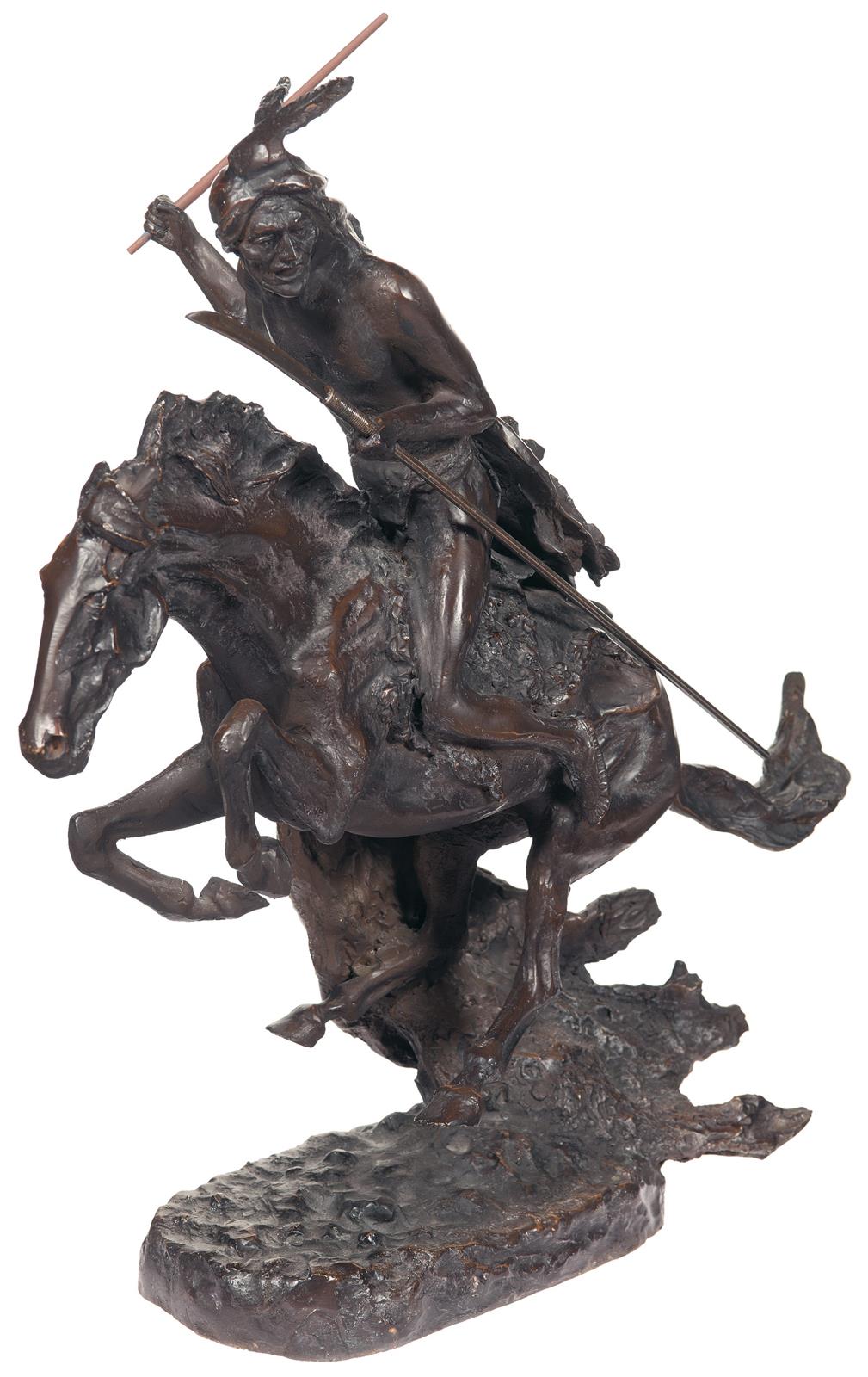 Frederic Remington's 'Cheyenne' Bronze Statue Rock Island Auction