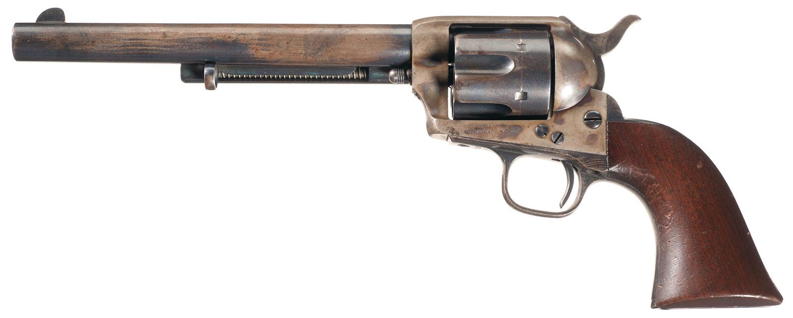トイガン COLT SINGLE ACTION ARMY.45 Cavalry U.S. Cavalry Model 7 1/2 in. .45 Colt, Standard Blue Nettleton HN