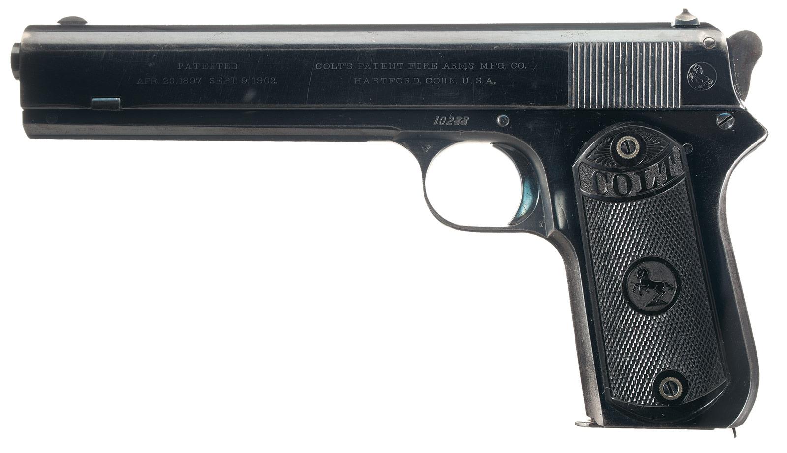 Excellent Colt 1902 Sporting Model Semi-Automatic Pistol | Rock Island ...