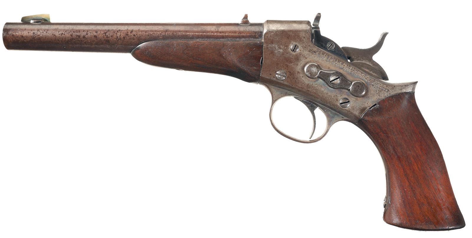 Remington 22 Caliber Rolling Block Pistol | Rock Island Auction