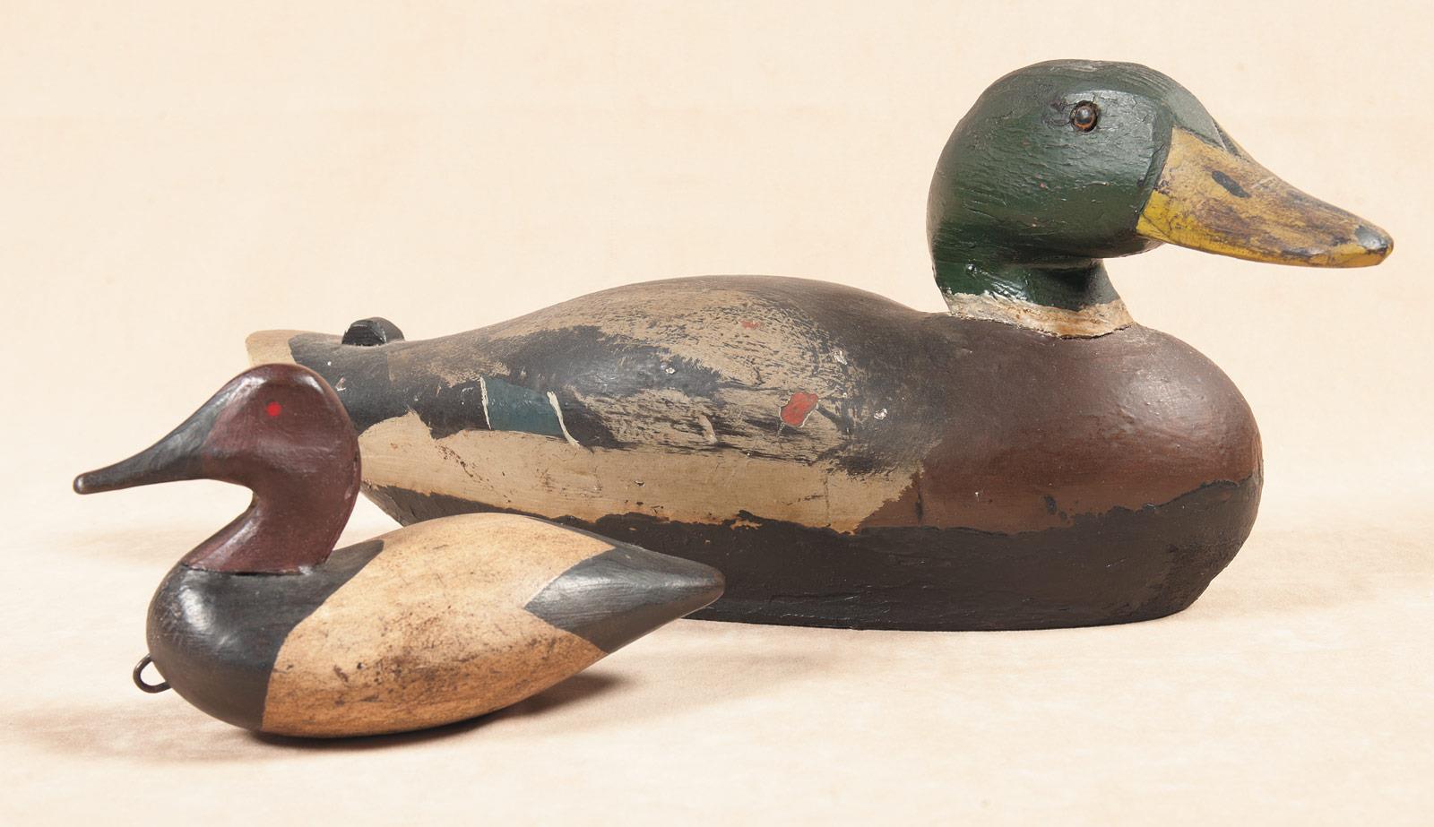 Two Illinois River Decoys Rock Island Auction