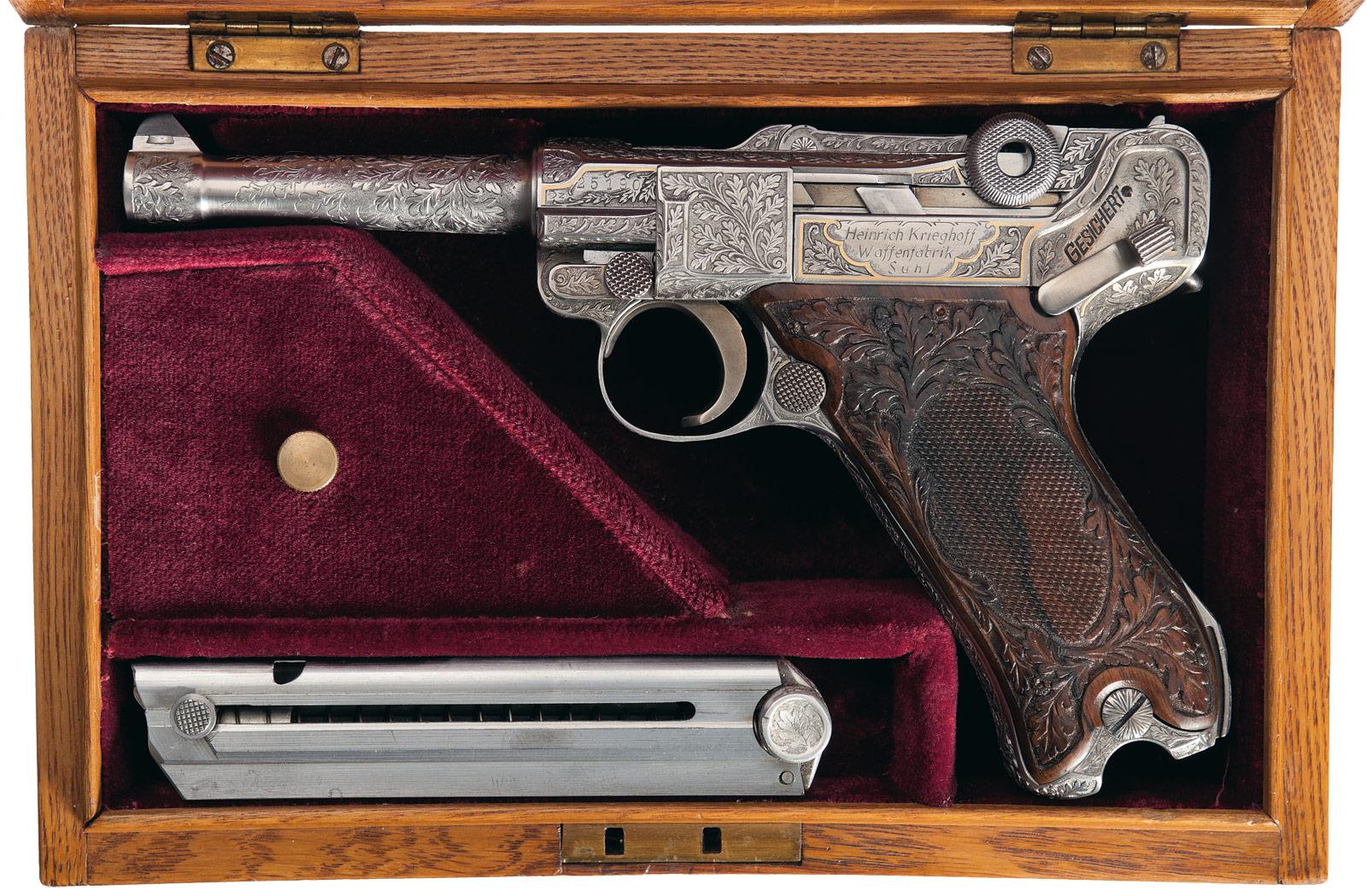 Krieghoff Heinrich Gun Co P.08 Pistol 9 mm | Rock Island Auction