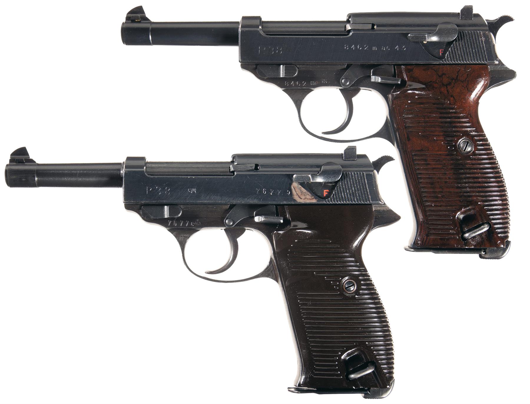 Two Wwii German P 38 Semi Automatic Pistols Rock Island Auction