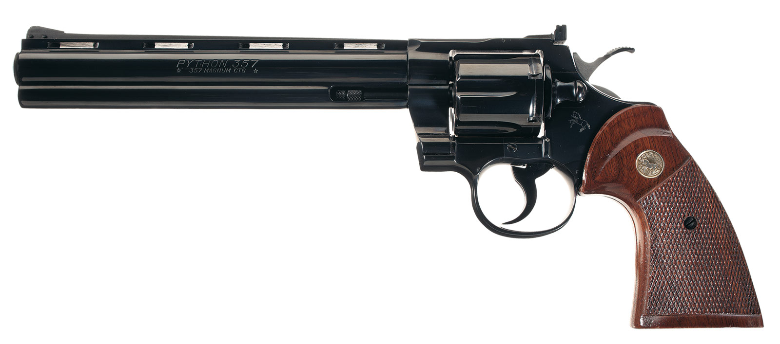 トイガン MARUZEN COLT PYTHON .357 MAGNUM Colt Python Double Action Revolver with 8 Inch Barrel | Rock
