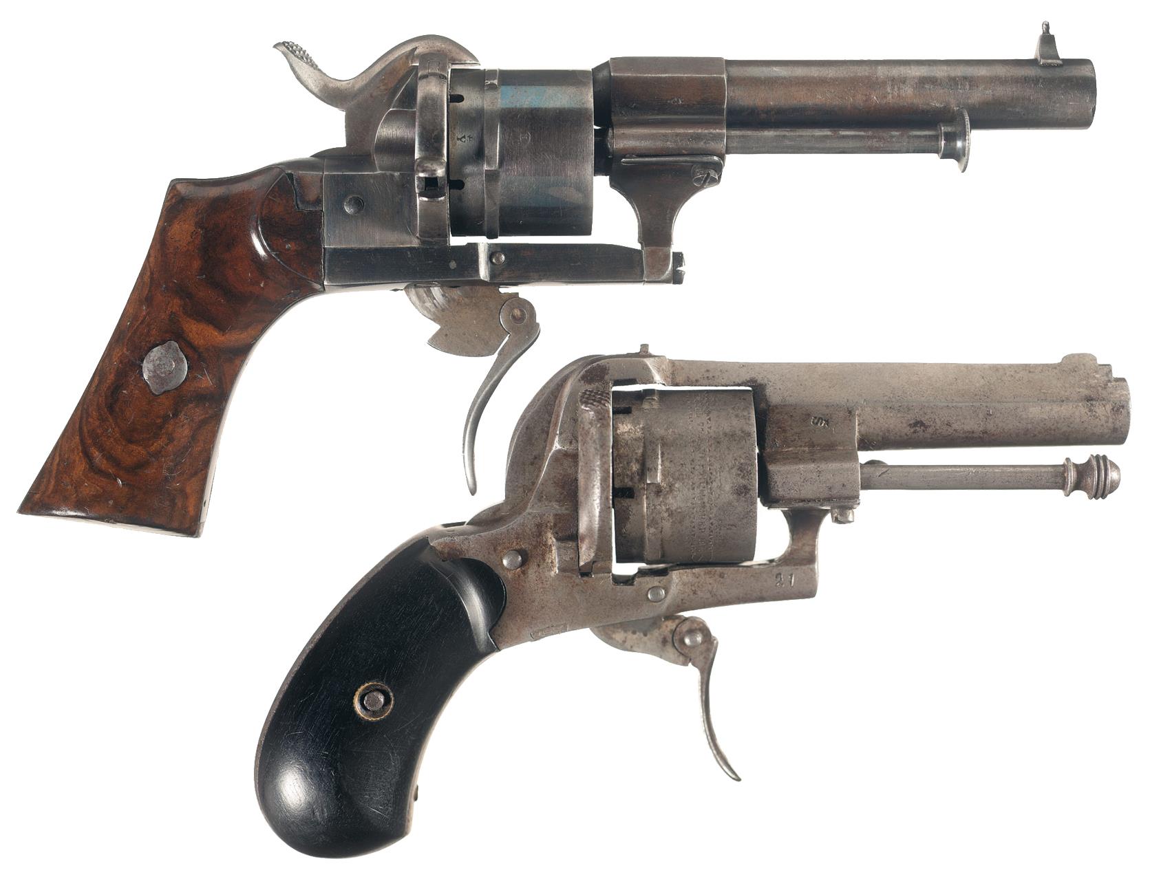 Two Pinfire Revolvers Rock Island Auction 6242