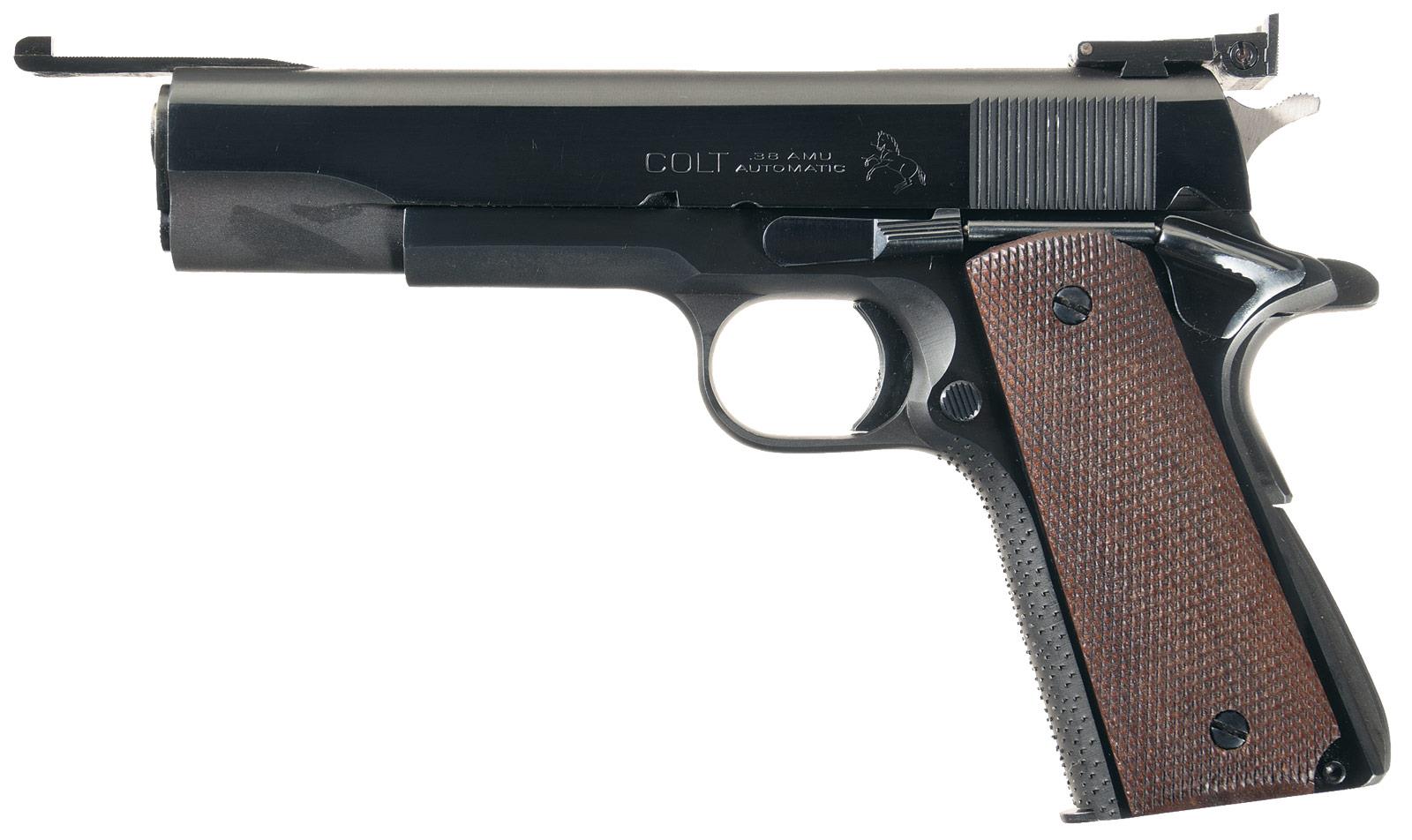 Very Scarce Colt Army 38 Amu Semi-automatic Pistol 