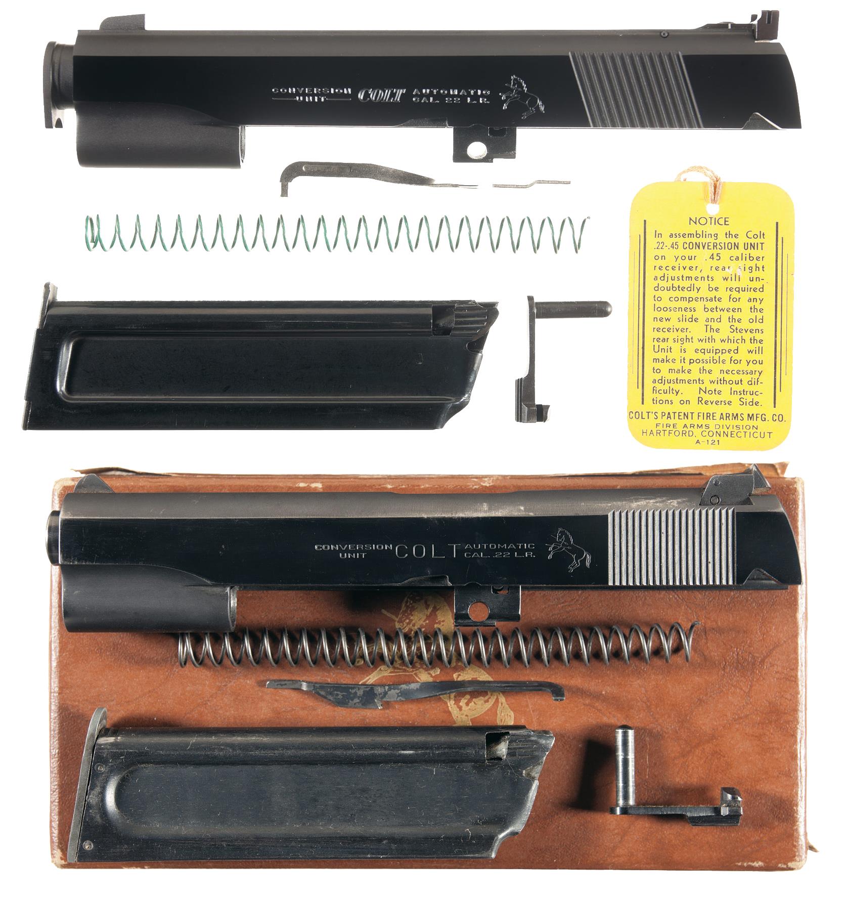 Two Boxed Colt 1911 .22 Conversion Kits | Rock Island Auction