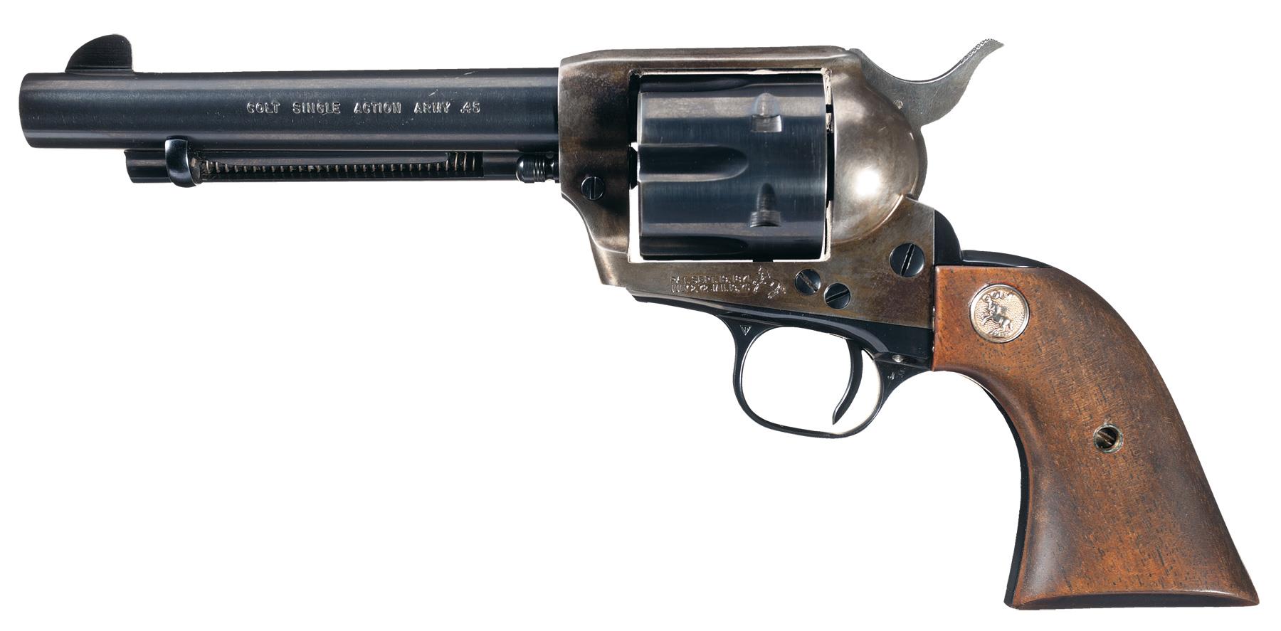 The Very First Second Generation Colt Single Action Army Revolver Serial Nu...