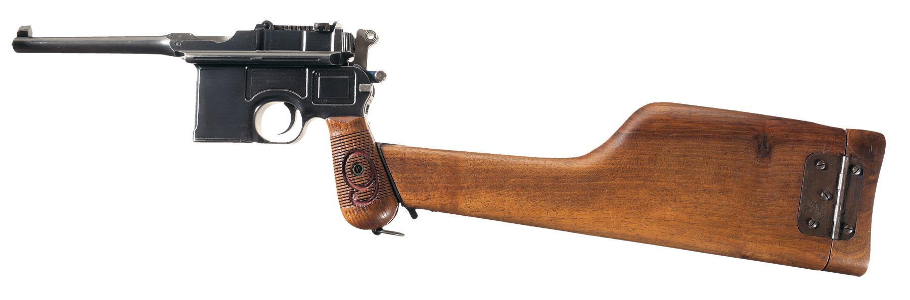 Mauser Broomhandle Pistol 9 mm Luger Rock Island Auction