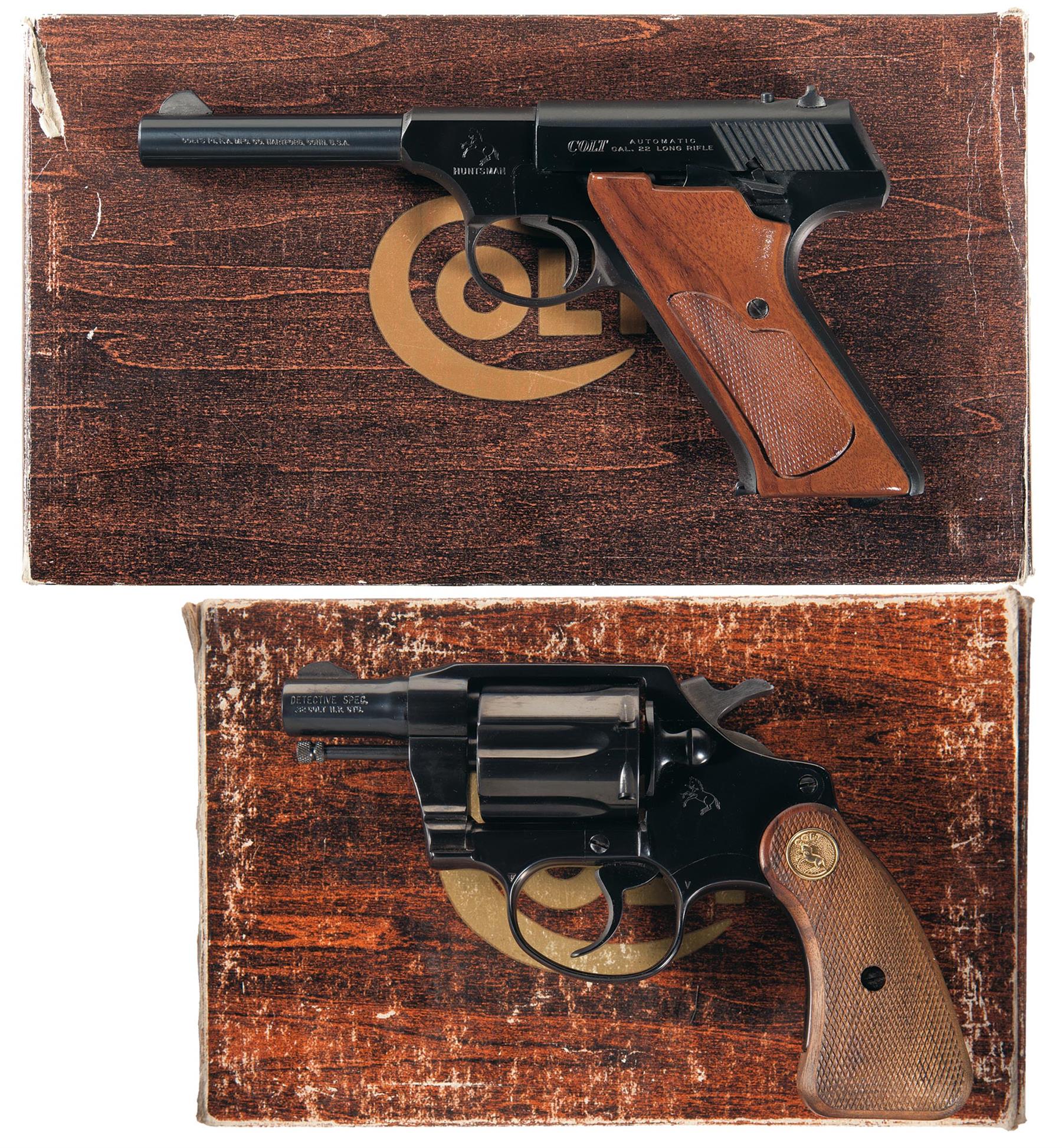 Two Boxed Colt Handguns Rock Island Auction